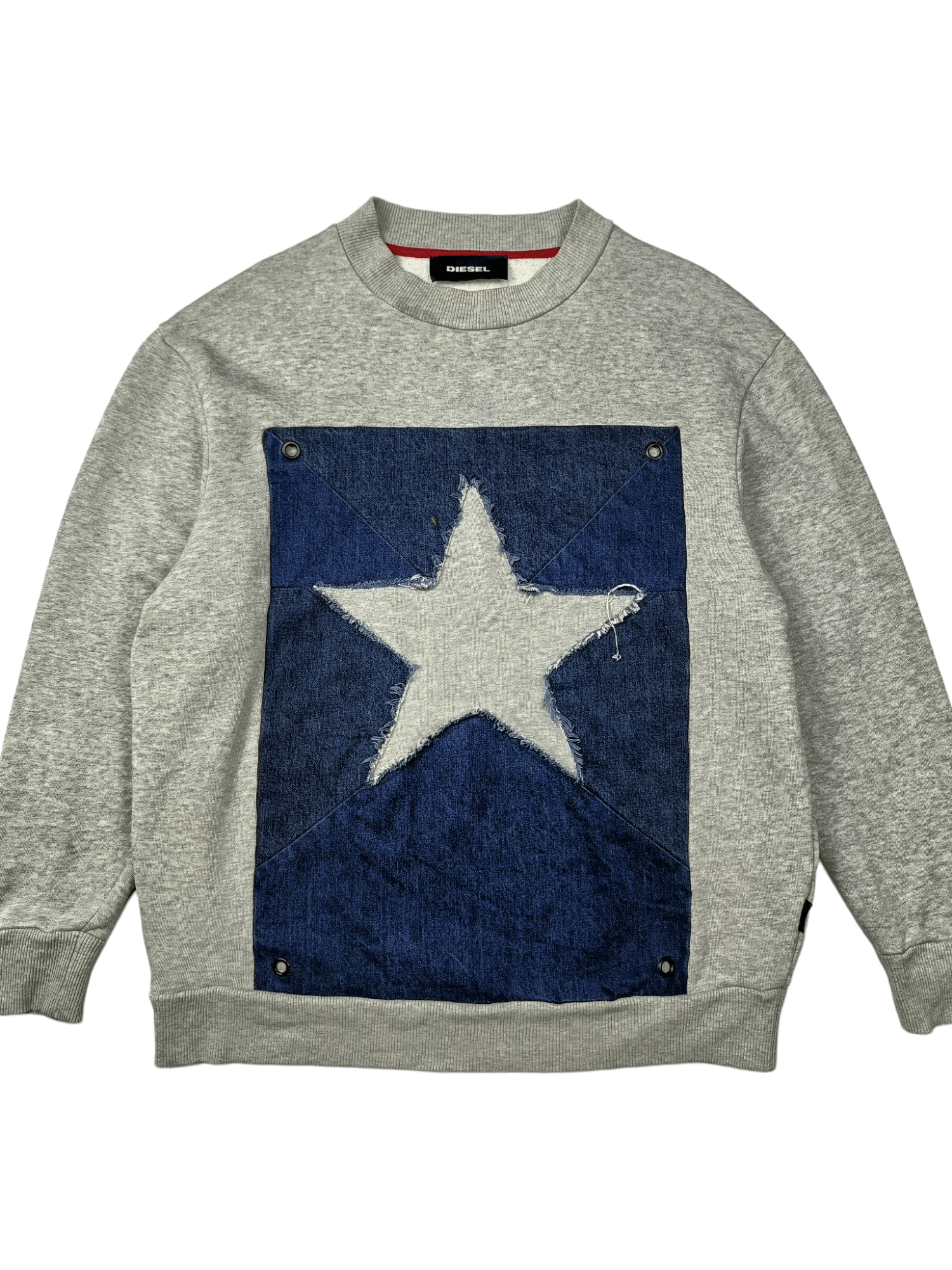 DIESEL DENIM DAVID STAR PULL OVER SWEATSHIRT