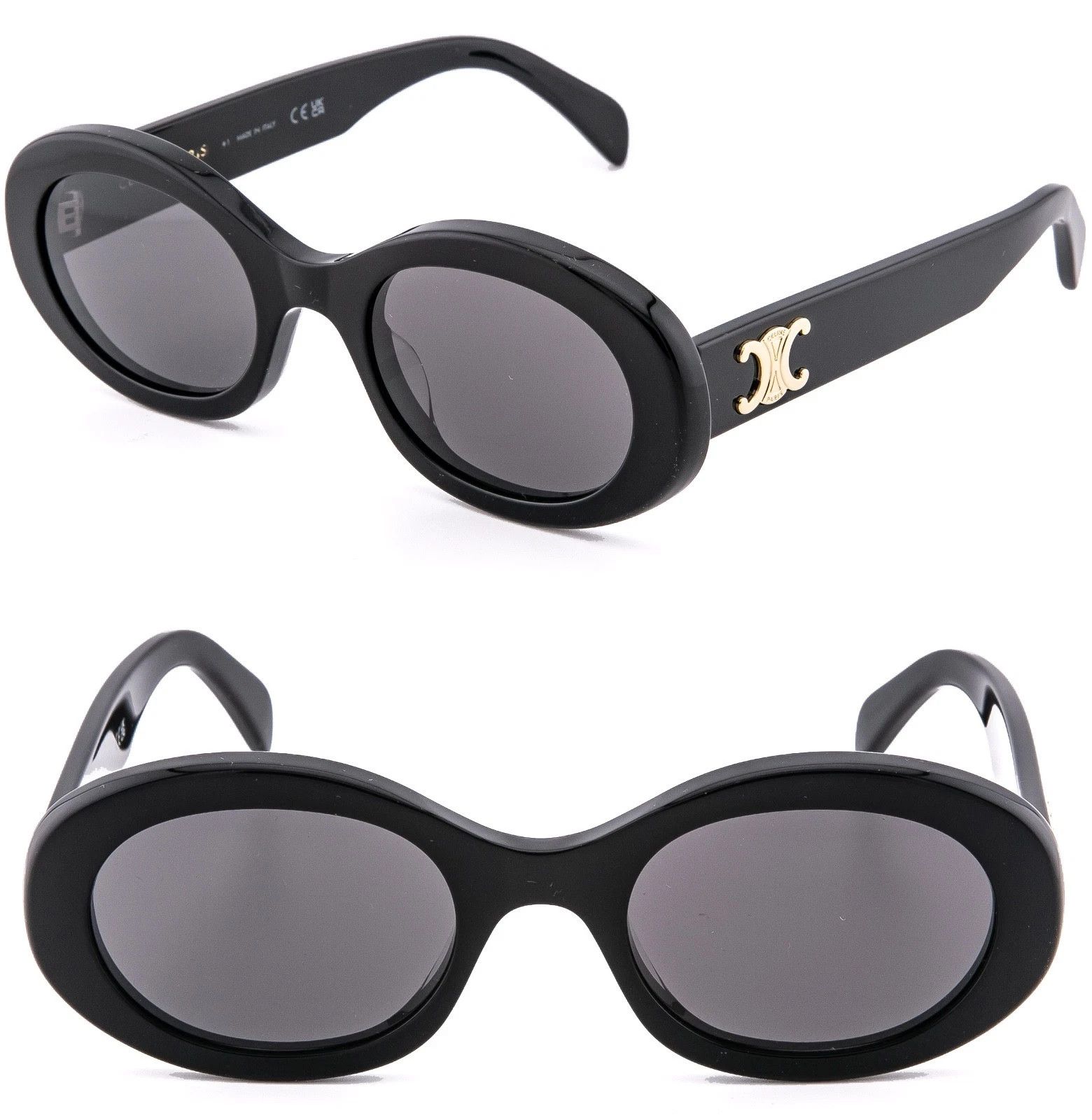 Celine CELINE CL40194U 40194 TRIOMPHE Paris Black Sunglasses 01A Size ONE SIZE - 1 Thumbnail