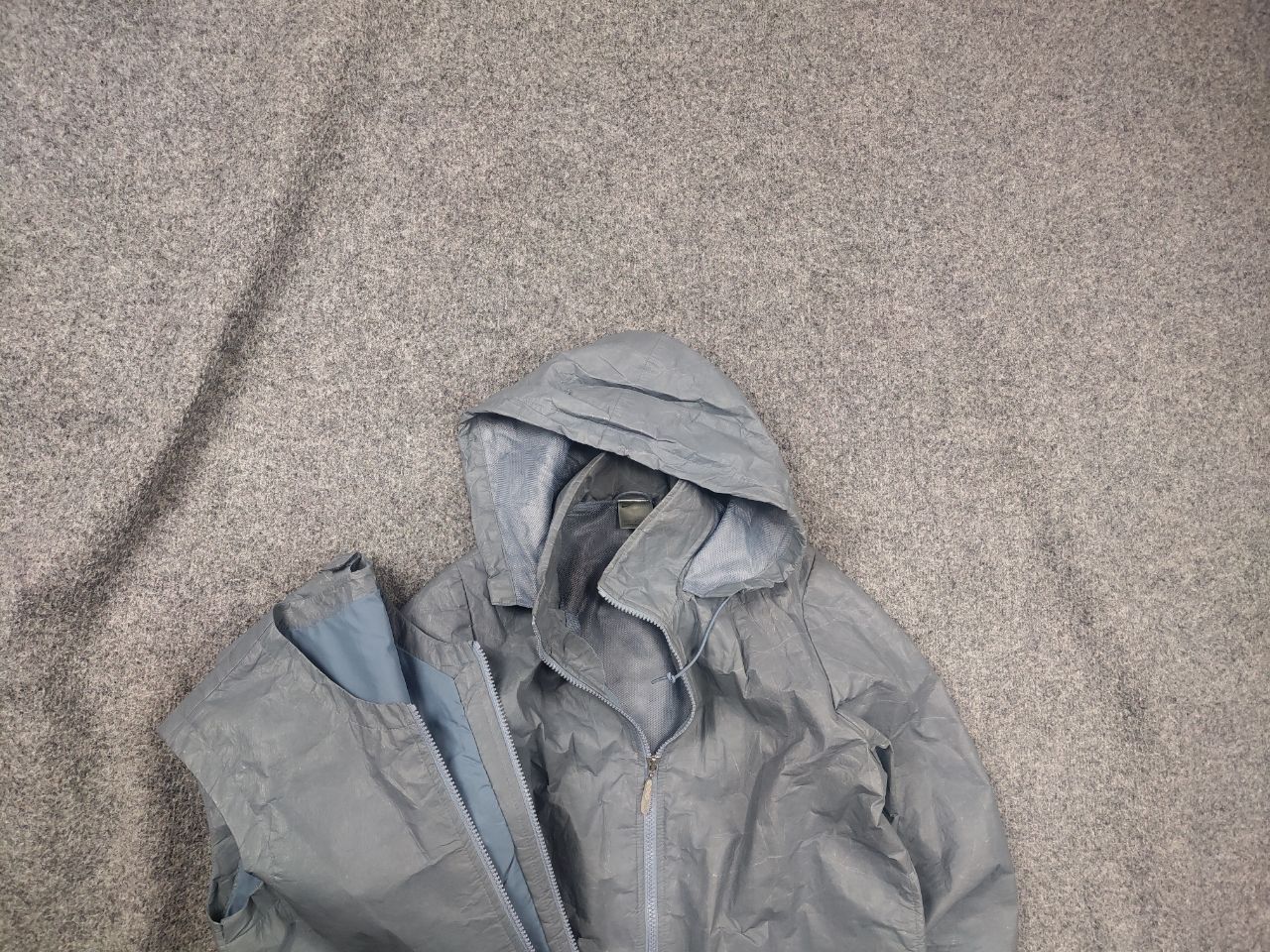 Nike Rare Vintage 00's Nike polyurethane Hooded Zip Jacket + Vest Size S / US 4 / IT 40 - 1 Thumbnail