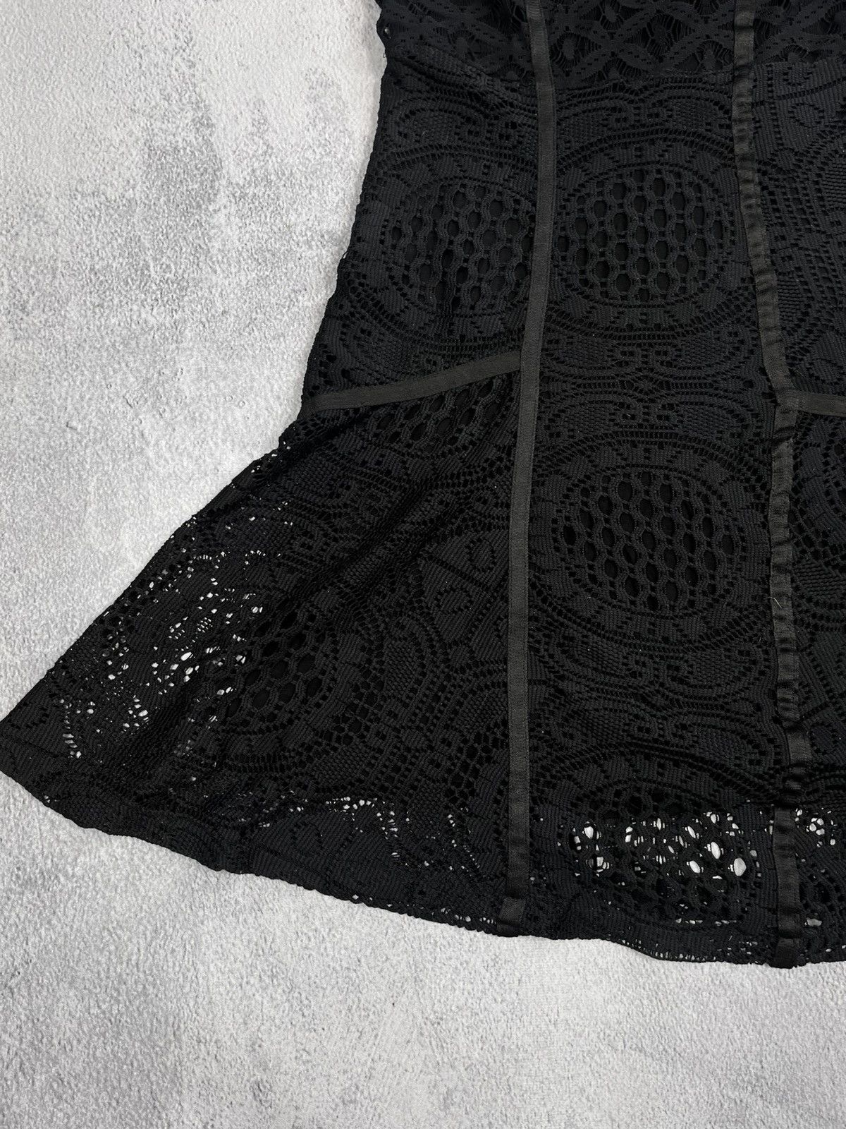Other Vintage Y2K Desigual mesh flared opium sleeveless dress S Size S / US 4 / IT 40 - 5 Thumbnail