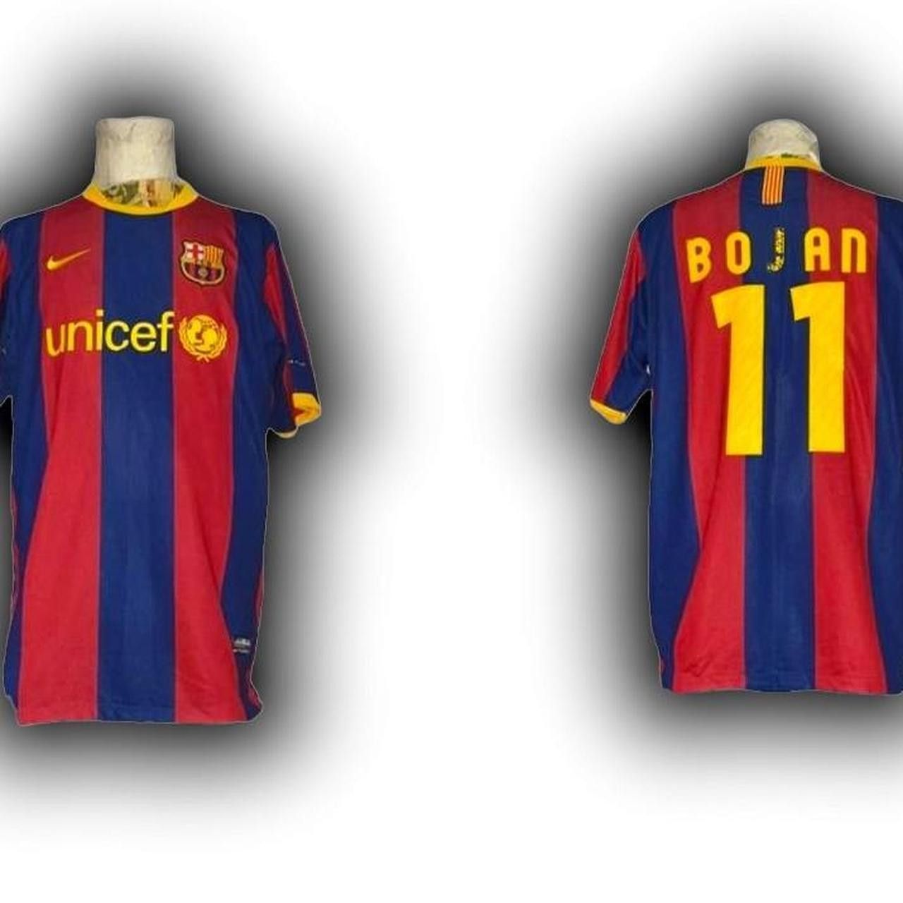Nike Fc Barcelona Spain 2010 2011 Home Shirt Jersey fcb barca Size US L / EU 52-54 / 3 - 2 Thumbnail