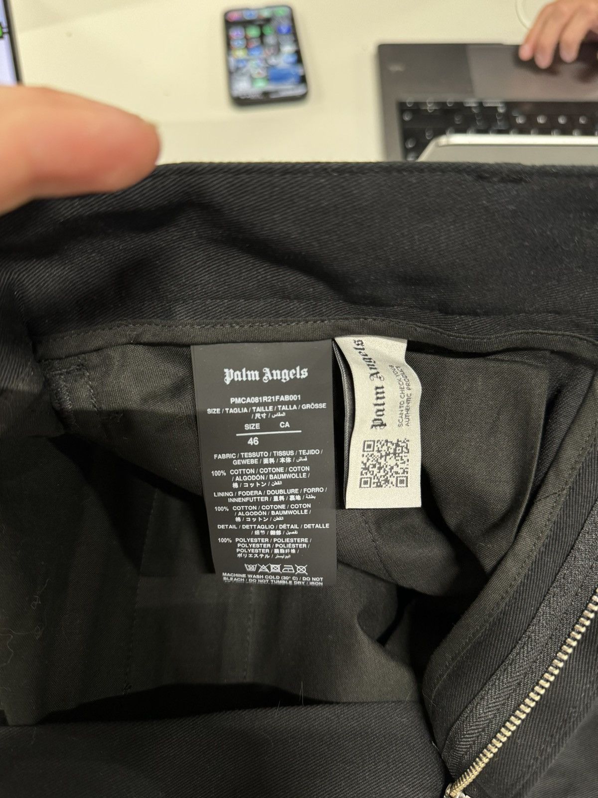 Palm Angels Palm Angels Logo Work Pants NEW 600$ Size US 30 / EU 46 - 5 Thumbnail