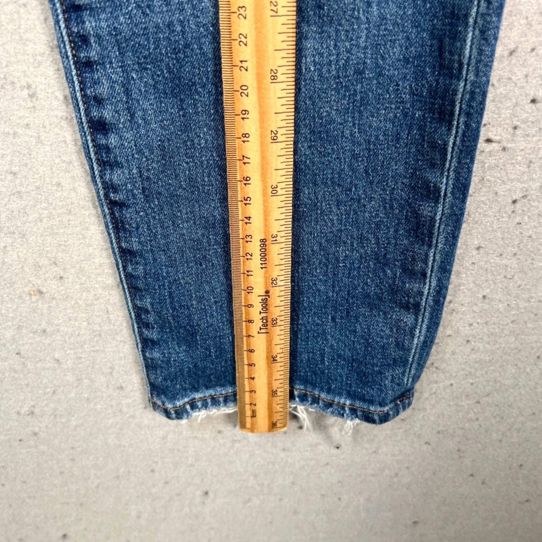 Madewell Madewell Jeans Womens 26 Crop Medium Wash Vintage High Rise 5-Pocket Denim Cotton Blend Blue Size 26" / US 2 / IT 38 - 7 Thumbnail