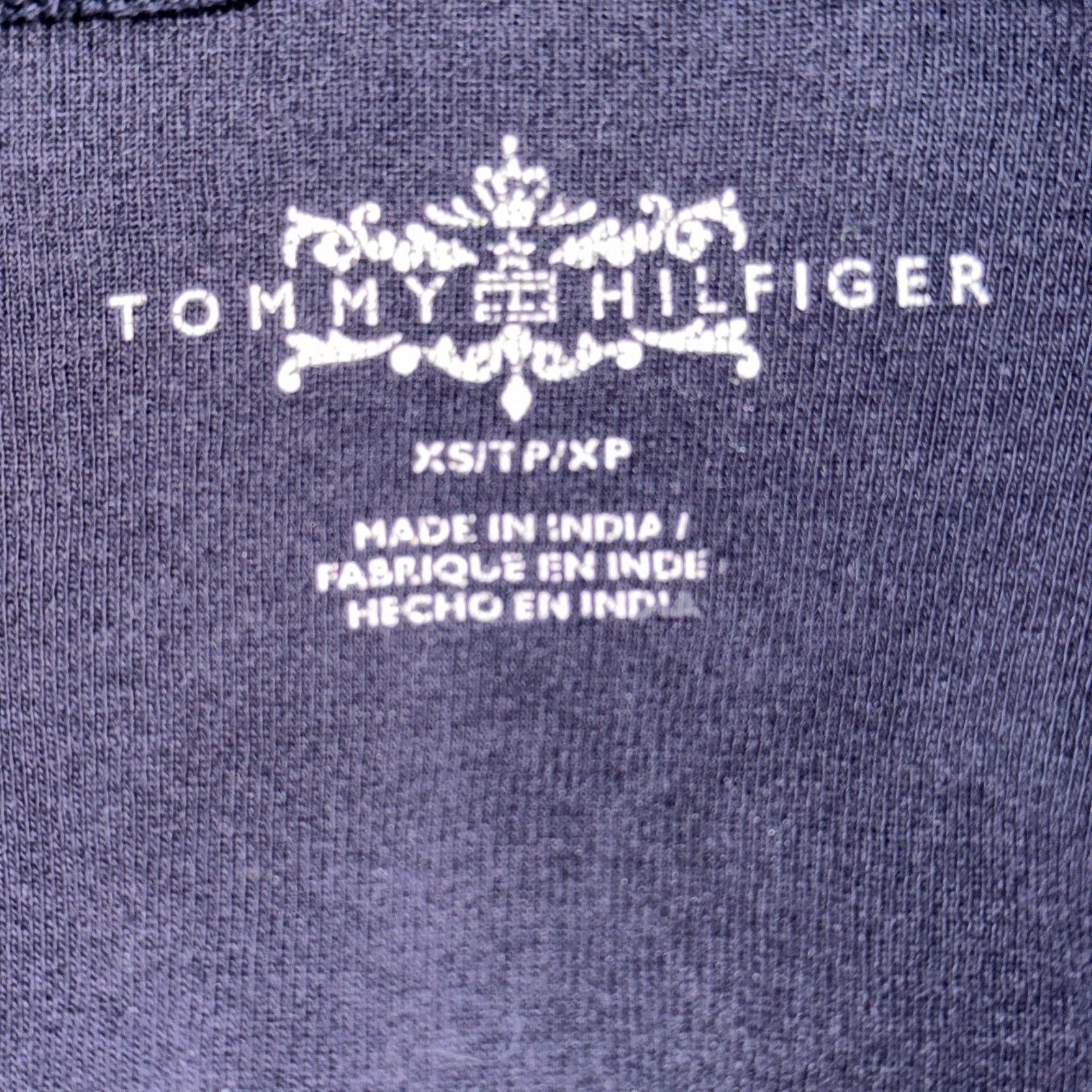Tommy Hilfiger TOMMY HILFIGER T-shirt Womens XS Blue Embroidred Anchor Size XS / US 0-2 / IT 36-38 - 3 Thumbnail