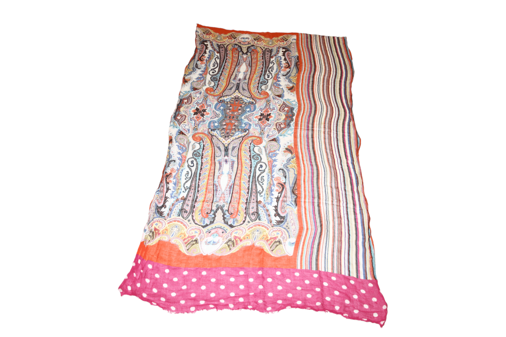Altea Altea Baroque modal flax silk big scarf 168x85 cm Size ONE SIZE - 13 Thumbnail