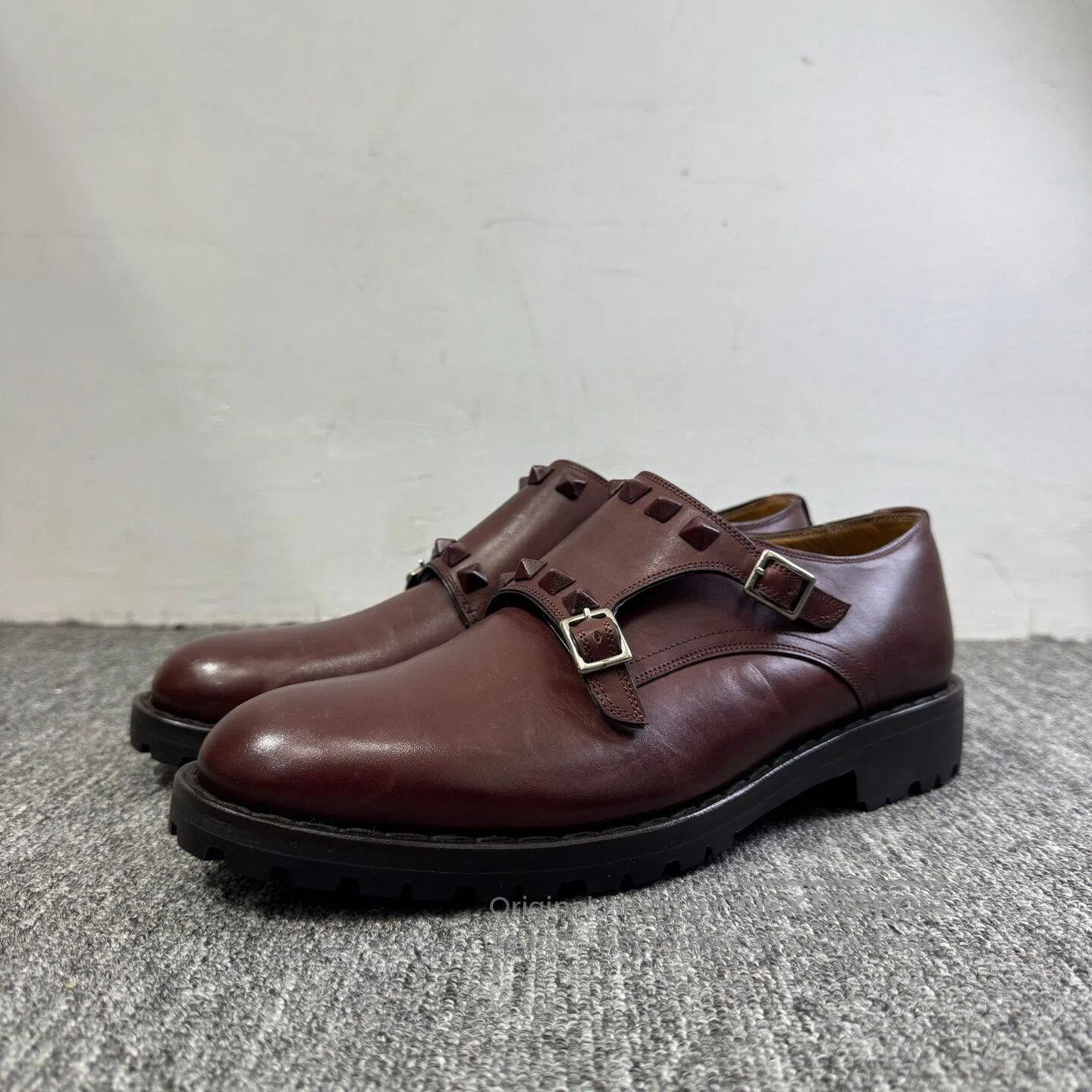 Valentino Valentino Rivet buckle Mengding shoe| Size US 8 / EU 41 - 1 Thumbnail