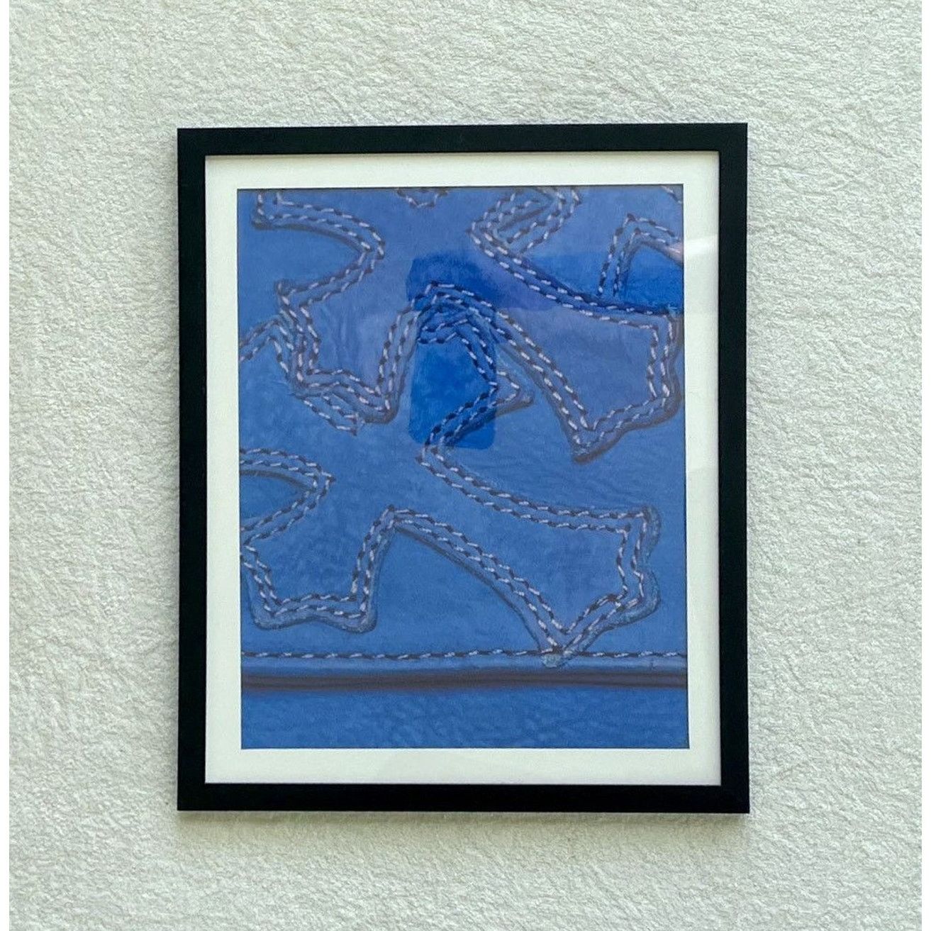 Chrome Hearts × Vintage Chrome Hearts blue cross 9x11 Framed poster Size ONE SIZE - 1 Thumbnail