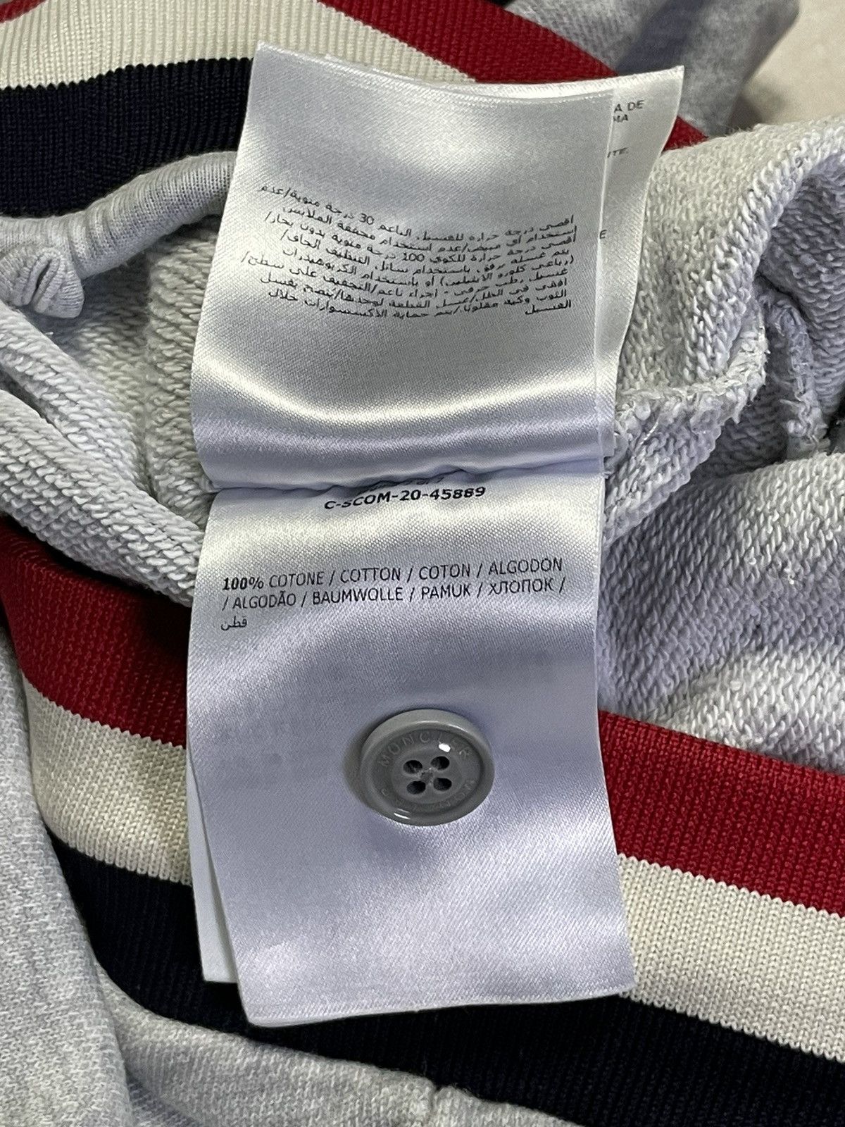 Moncler Moncler Tricolour Grey Joggers Size US 36 / EU 52 - 15 Thumbnail