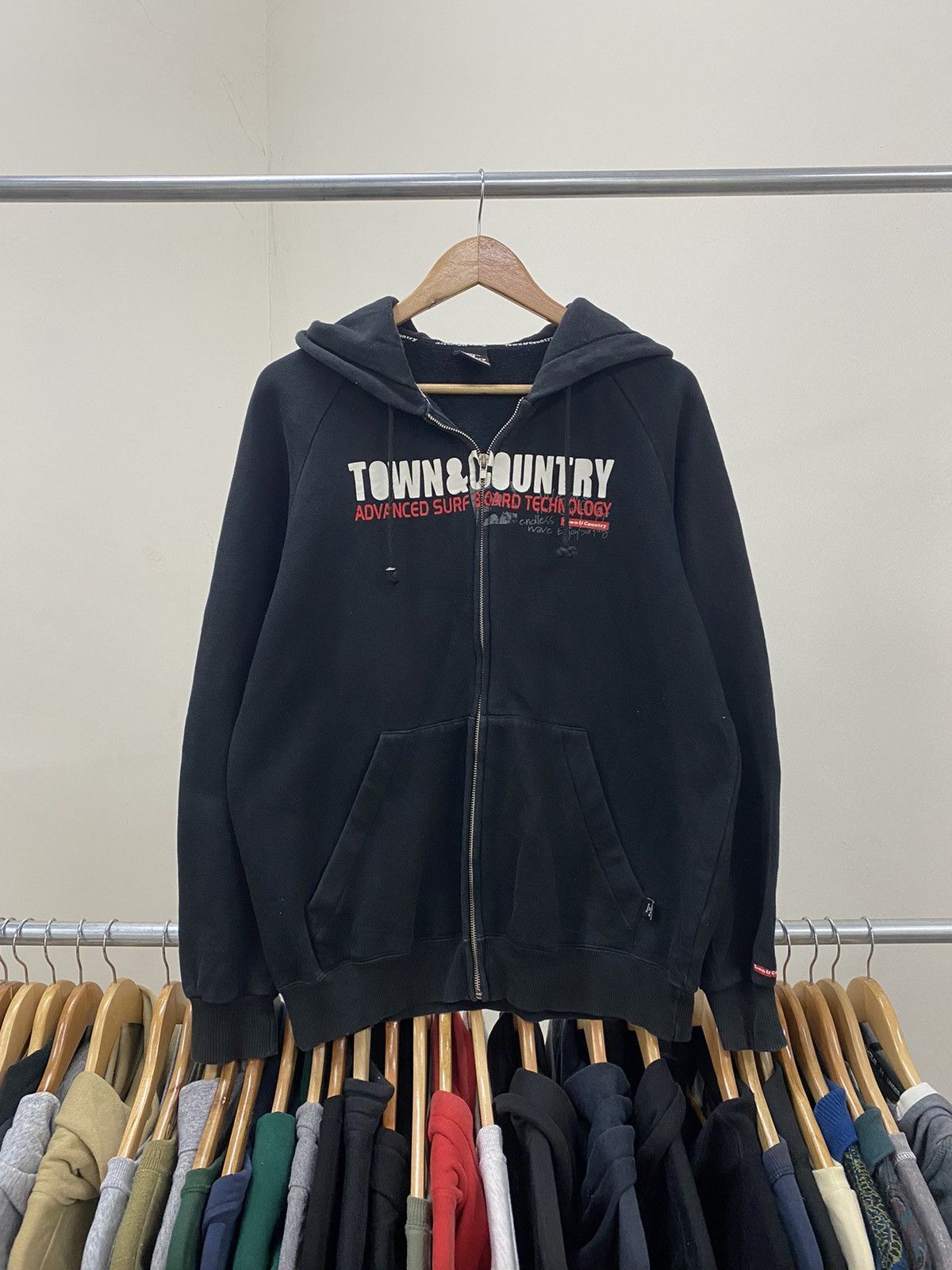 JNCO × Vintage T&C Surf Hip Hop Zipper Hoodie Poem Size US M / EU 48-50 / 2 - 11 Thumbnail