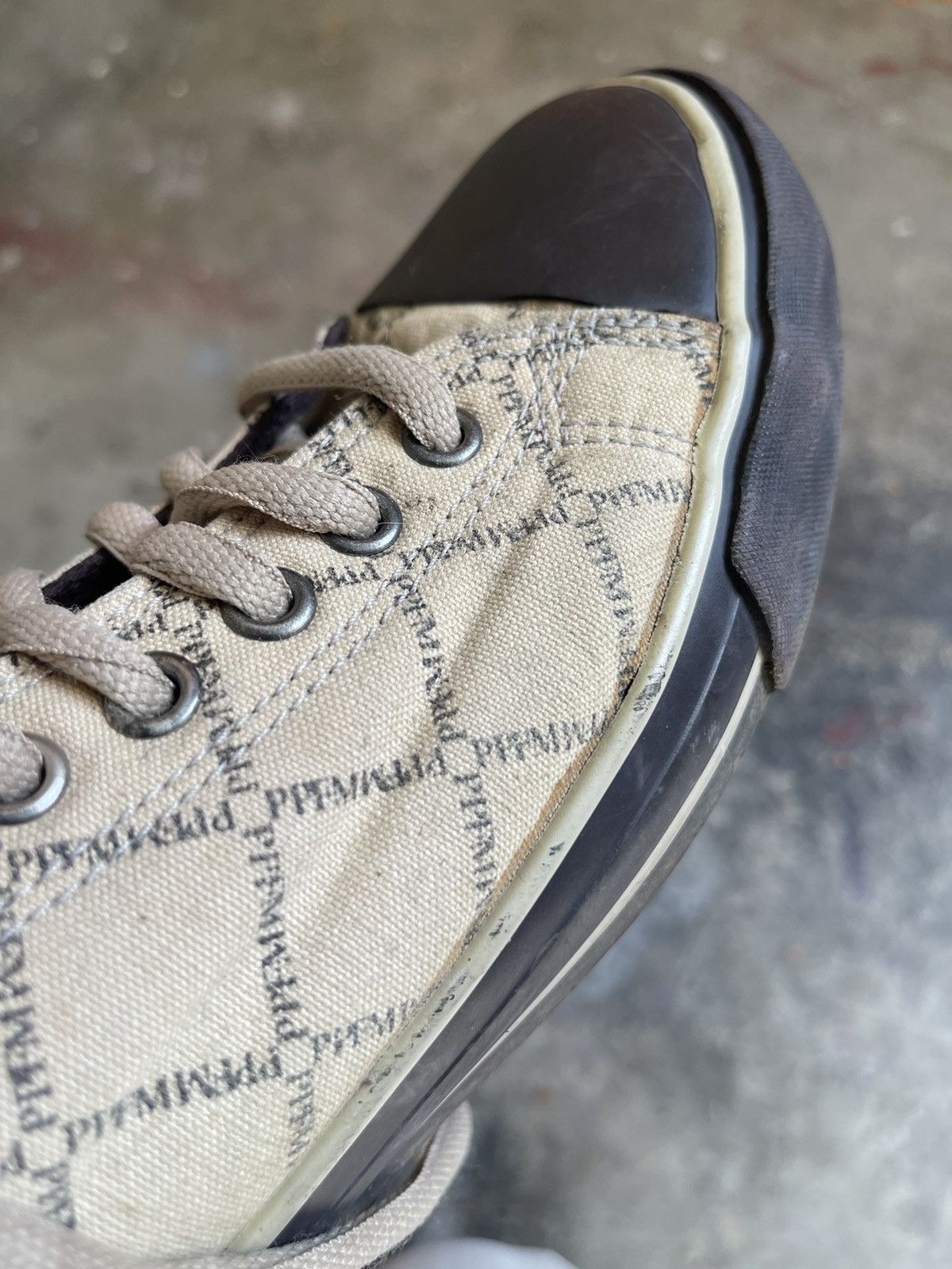 PPFM PPFM Monogram Low Top Sneakers Size US 10 / EU 43 - 9 Thumbnail