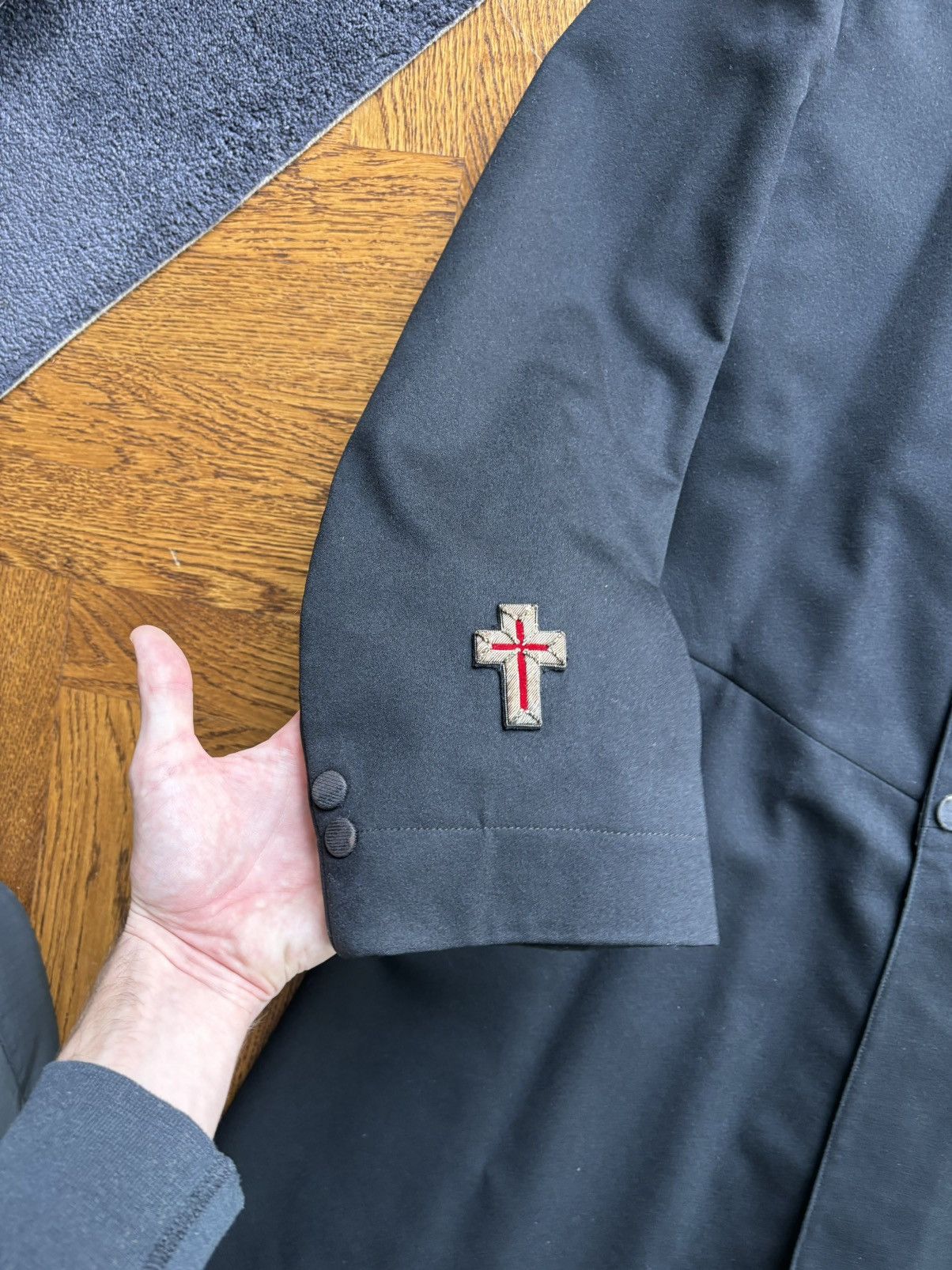 Other Antique Masonic Knights Templar Frock Coat Illuminati Jacket Size US S / EU 44-46 / 1 - 6 Thumbnail