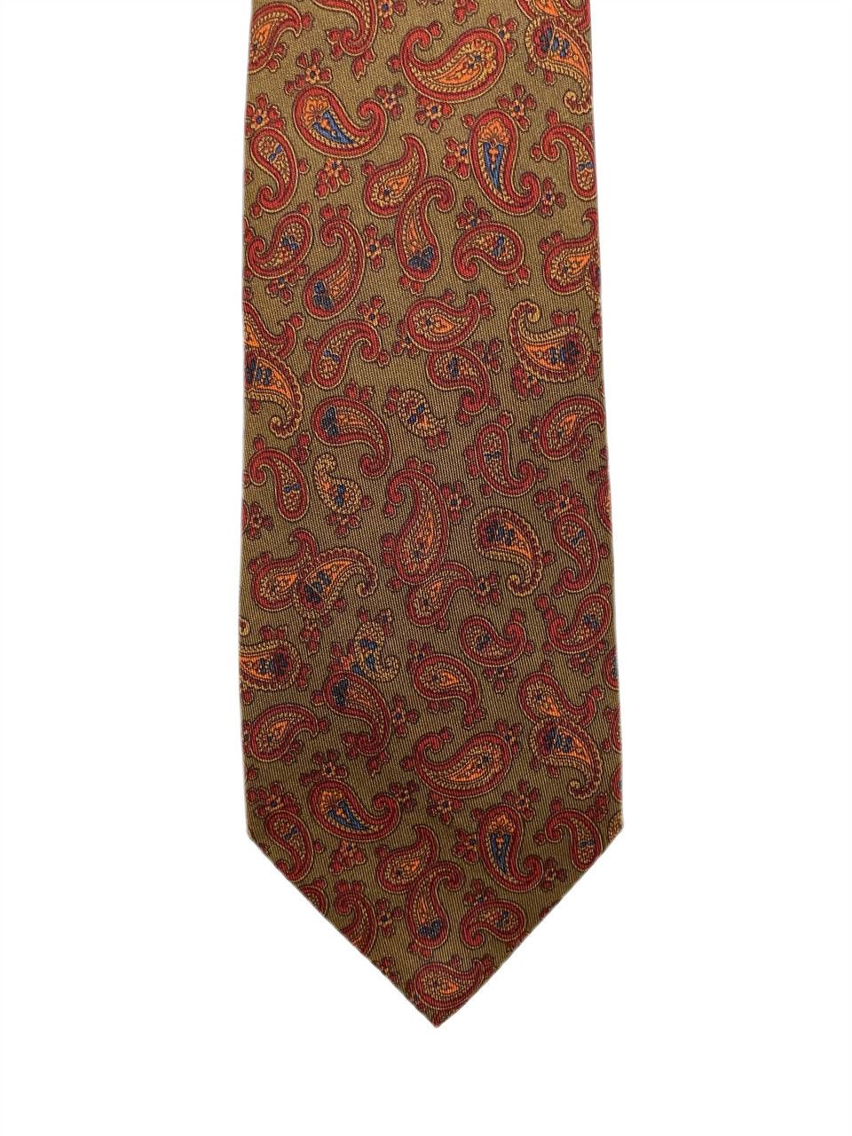 Yves Saint Laurent Yves Saint Laurent YSL Floral Abstract Silk Tie Vintage Y2K Size ONE SIZE - 1 Thumbnail