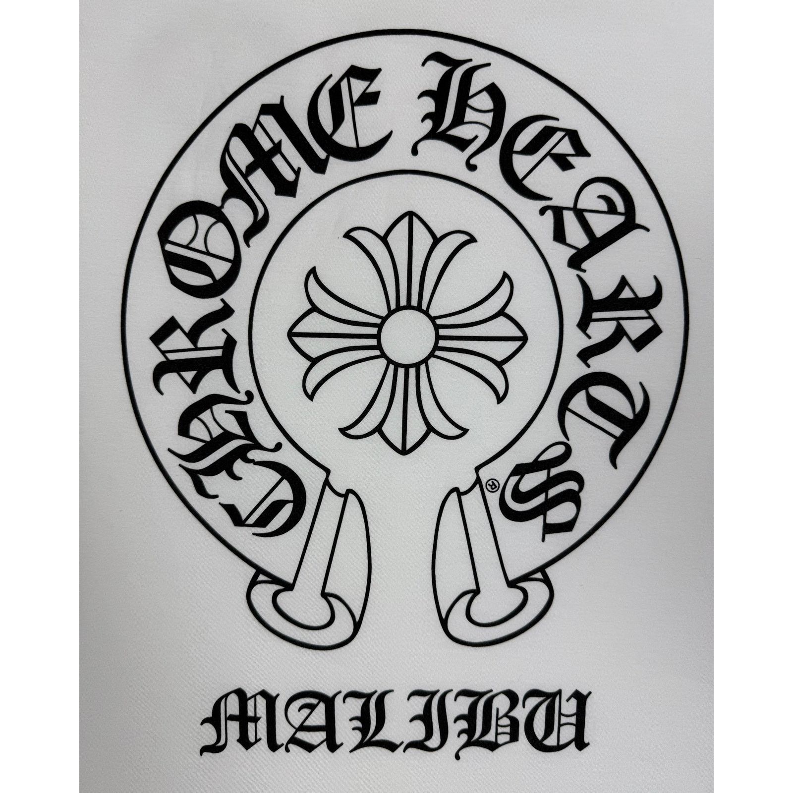 Chrome Hearts Chrome Hearts White Malibu Exclusive Logo Tee Size US M / EU 48-50 / 2 - 3 Thumbnail
