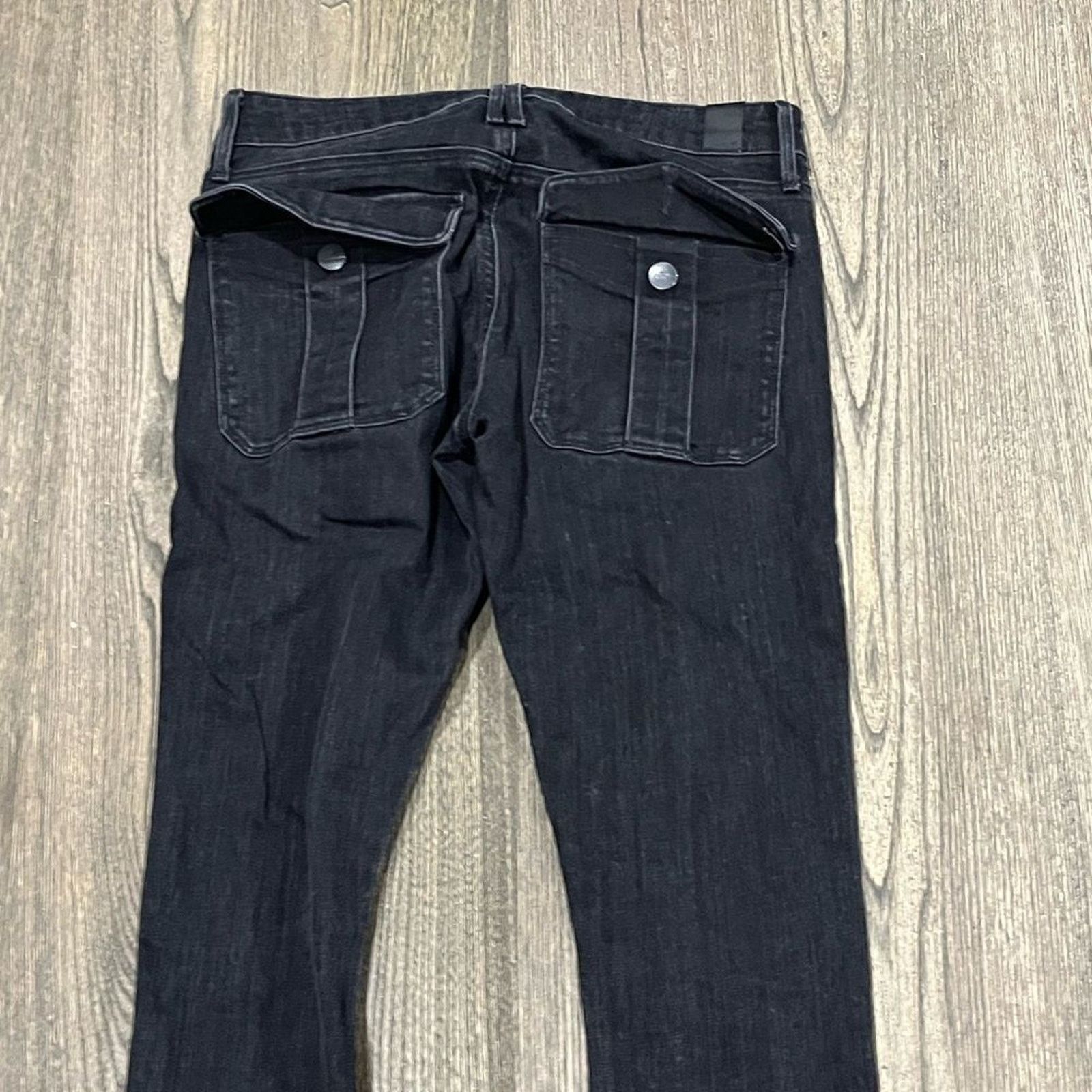 Vince Vince Skinny Jeans Mid Rise Zip Hem Denim Cotton Blend Sz 27 Size 27" / US 4 / IT 40 - 13 Thumbnail