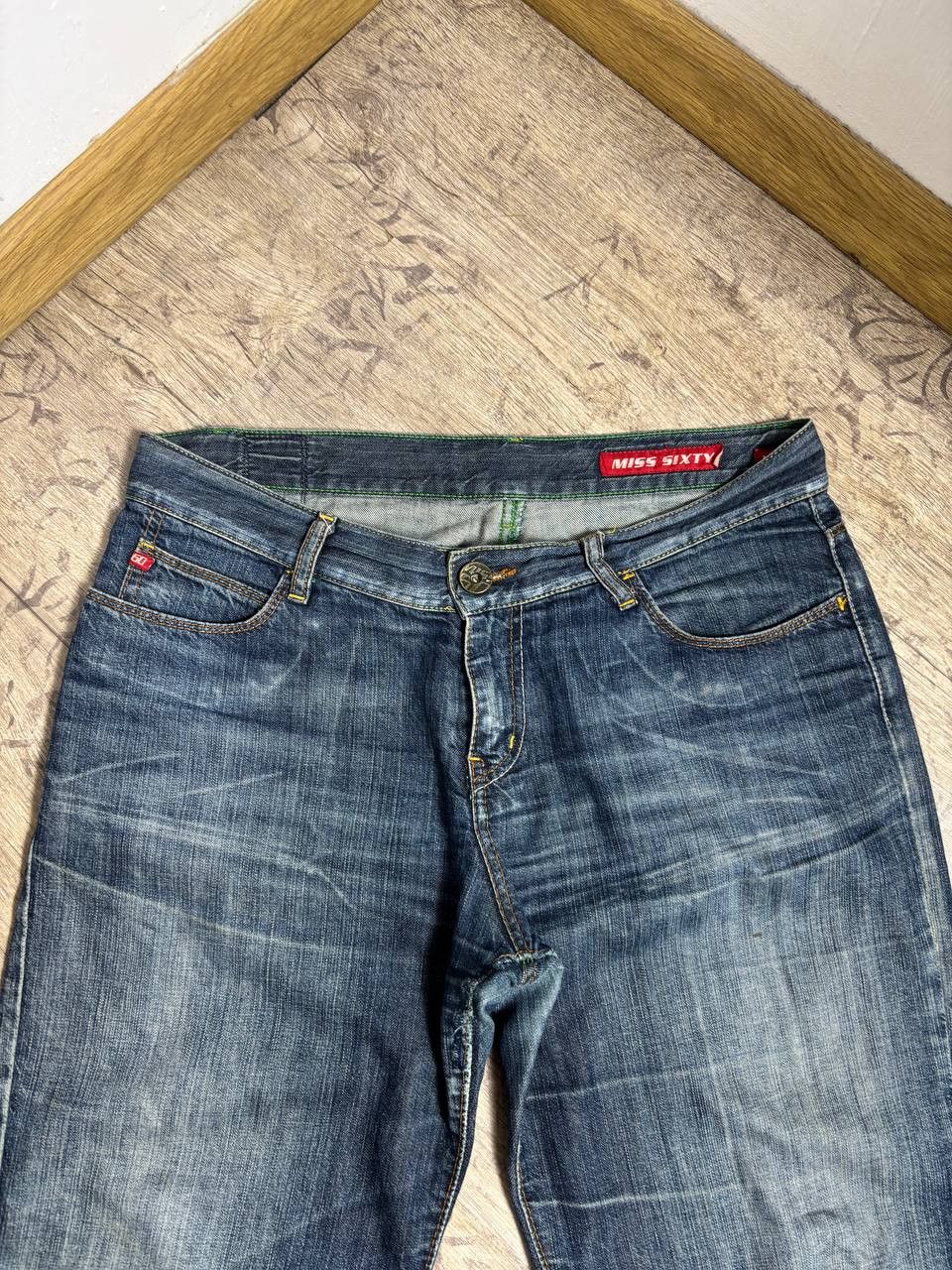 Miss Sixty Miss Sixty Flare Y2K Jeans Size 31" - 5 Thumbnail
