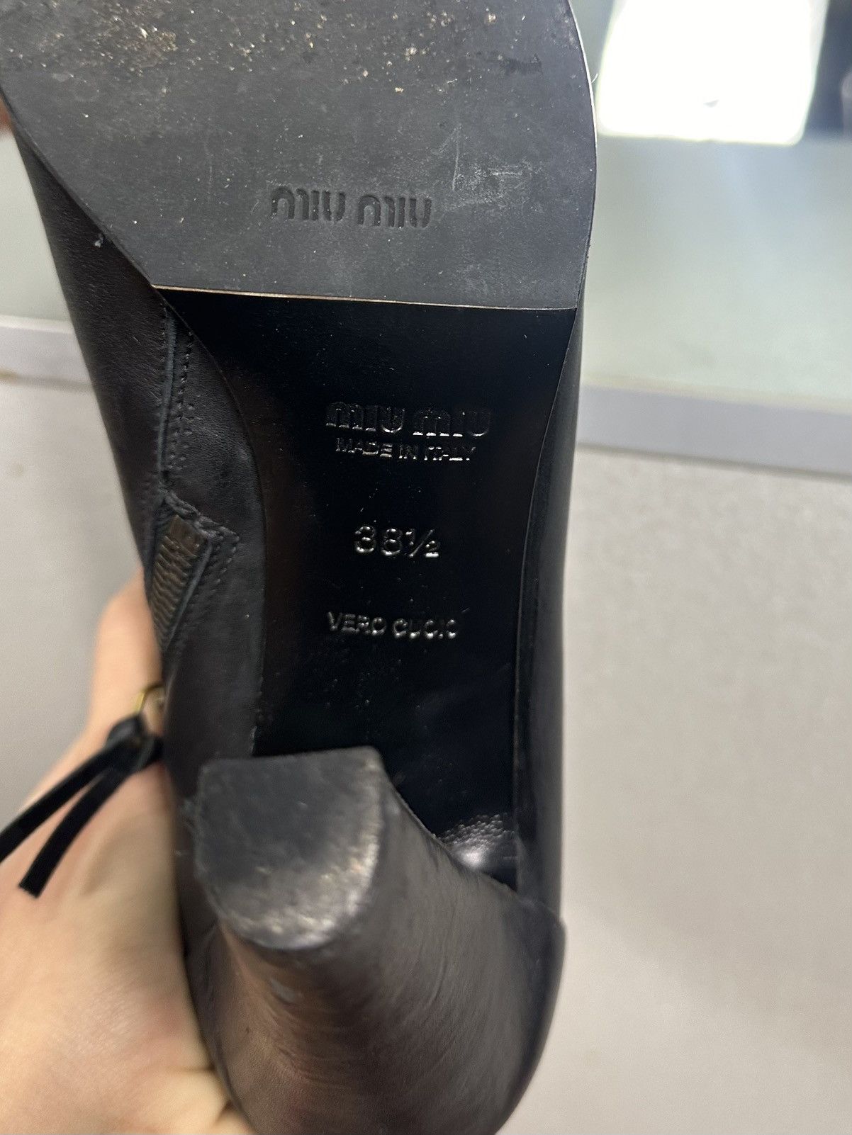 Miu Miu × Vintage Miu Miu Heels Size US 8.5 / IT 38.5 - 4 Thumbnail