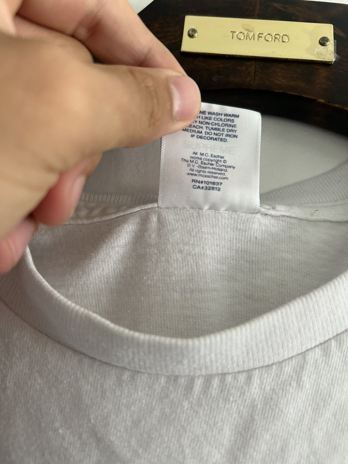 Supreme SUPREME MC ESCHER EYE LONG SLEEVE SS17 Size US L / EU 52-54 / 3 - 5 Thumbnail