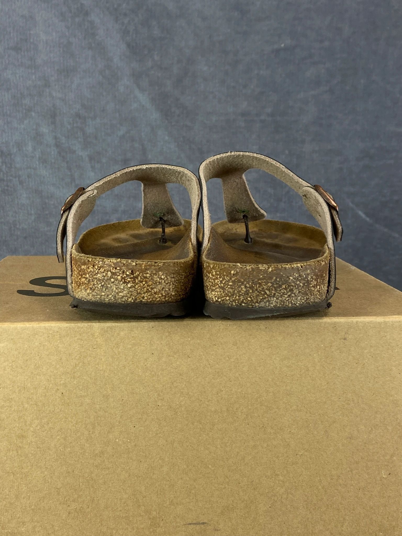 Birkenstock Birkenstock Green Leather Sandals Comfort Size US 5.5 / EU 38 - 3 Thumbnail
