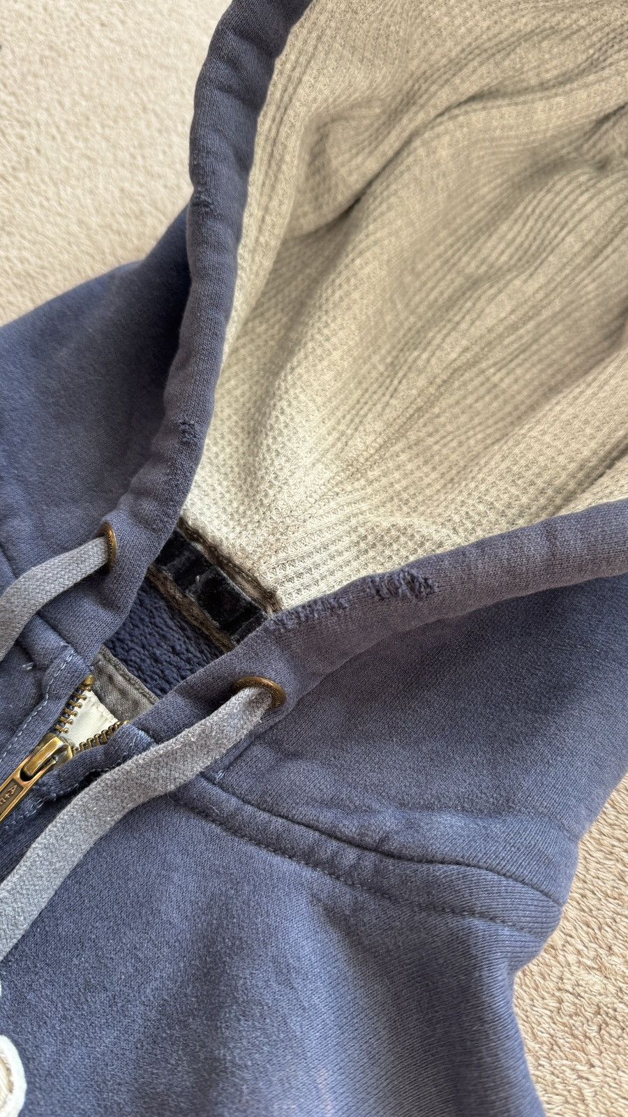 Japanese Brand Y2K A&F faded Zip Hoodie ifsixwasnine LGB dirty carhartt Size US M / EU 48-50 / 2 - 6 Thumbnail