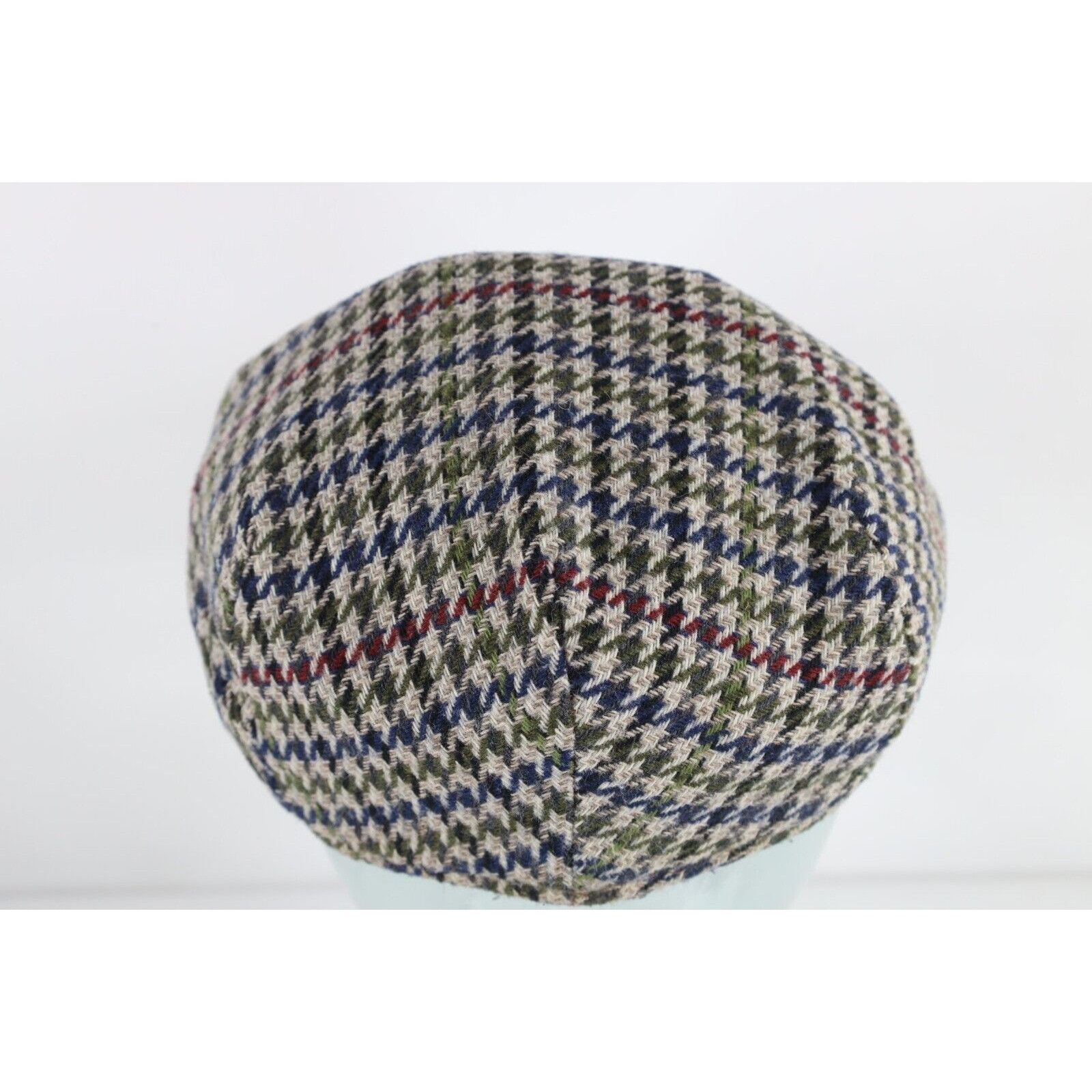 Vintage Vintage 70s Streetwear Quilted Wool Houndstooth Newsboy Hat Size ONE SIZE - 4 Thumbnail