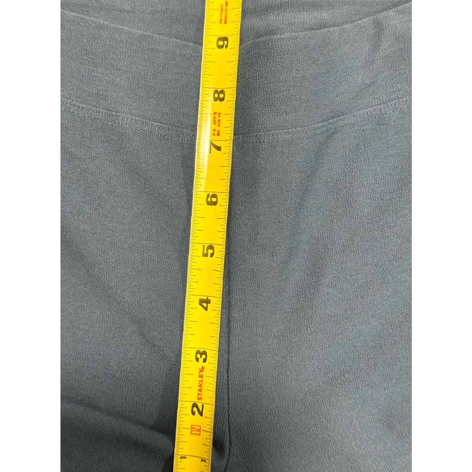Eileen Fisher VINTAGE Eileen Fisher Women's Ankle Pants Slim Tapered Crepe Stretch Green 2XS Casual Office Size 26" / US 2 / IT 38 - 8 Thumbnail