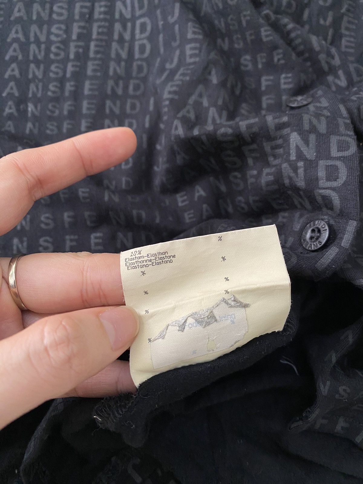 Fendi × Zucca Fendi monogram blouse Size M / US 6-8 / IT 42-44 - 5 Thumbnail