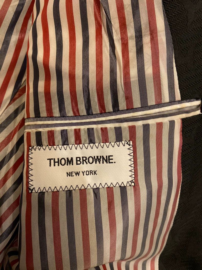 Thom Browne Thom Browne size2 Whale embroidered dark pattern dress Size 40S - 5 Thumbnail