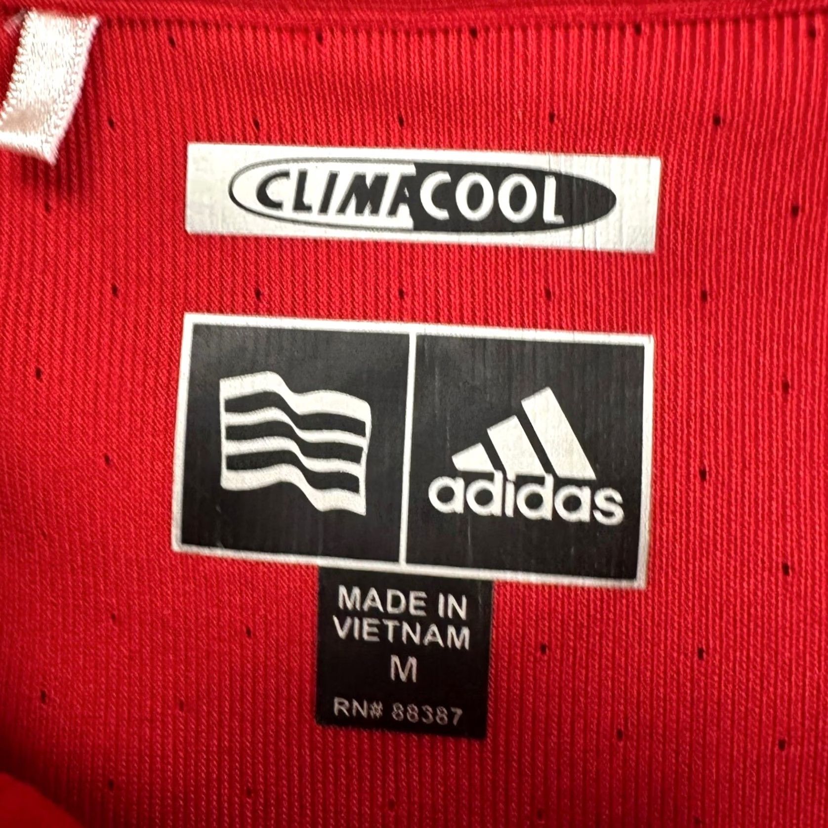 Adidas Adidas Climacool Mens Golf Polo Shirt Medium Red Geometric Athletic Rugby Size US M / EU 48-50 / 2 - 4 Thumbnail