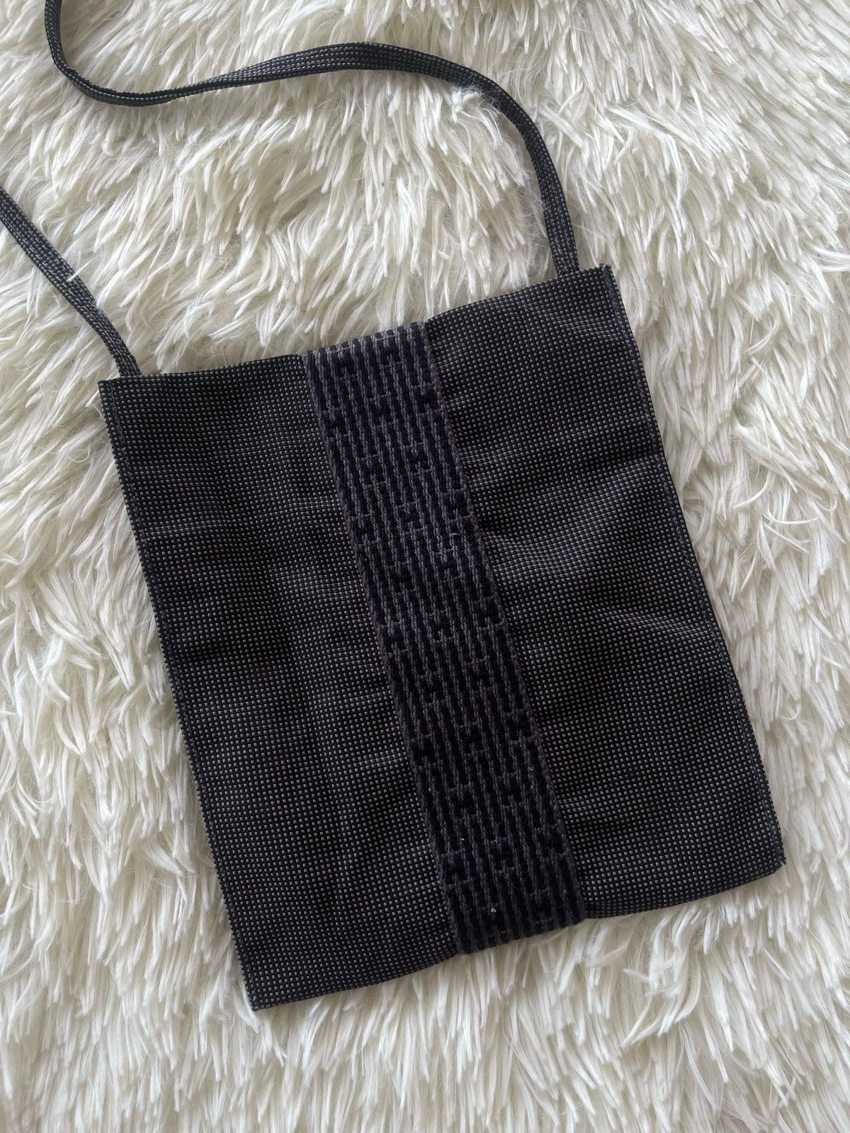 Hermes × Vintage Hermes Toile Herline Pochette Crossbody Bag Size ONE SIZE - 8 Thumbnail