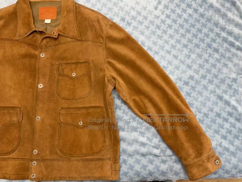 RRL Ralph Lauren RRL Ralph Lauren Suede jacket Size US XXL / EU 58 / 5 - 2 Thumbnail