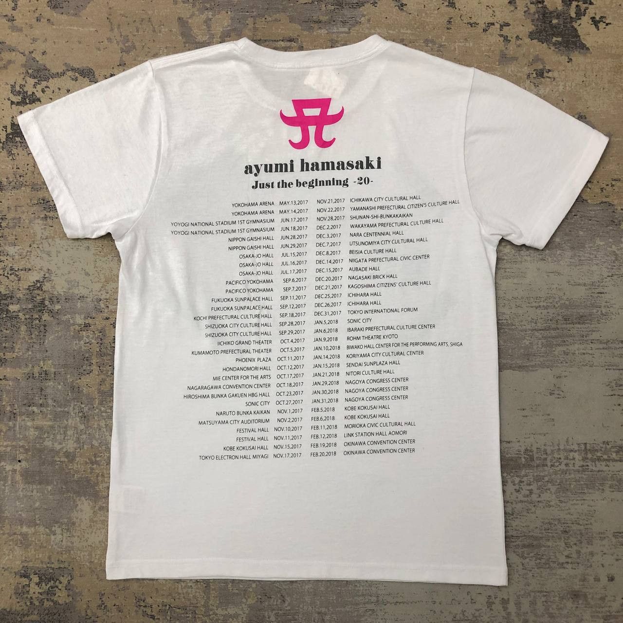 Japanese Brand T377 JUST THE BEGINNING 20 OF AYUMI HAMASAKI PROMO TEE Size US S / EU 44-46 / 1 - 3 Thumbnail