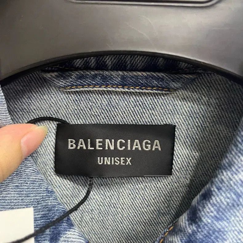 Balenciaga Balenciaga Blue Denim Hooded Jacket. Size US S / EU 44-46 / 1 - 5 Thumbnail