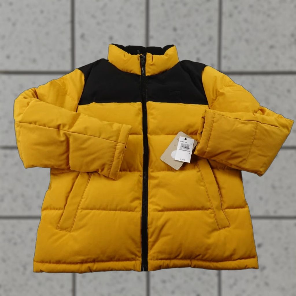Levi's Levi's Jacket Mens M Yellow Black Quilted Puffer Coat Full Zip Insulated Work Outer Shell Polyester Lining Polyester Winter Spring Casual Size US M / EU 48-50 / 2 - 1 Thumbnail