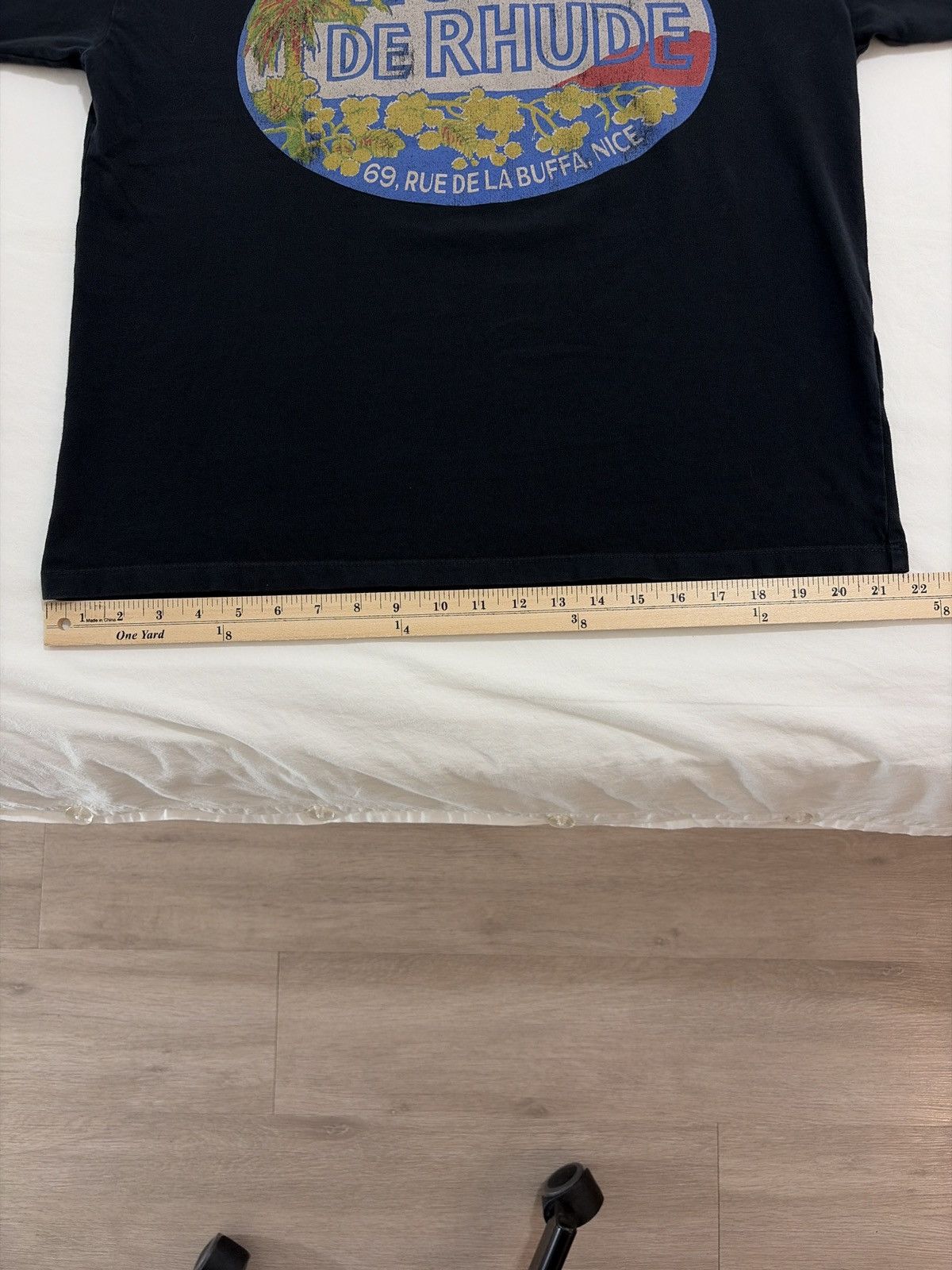 Rhude Rhude Dimora Hotel De 69 Rue De La Buffa Nice Tee Size US S / EU 44-46 / 1 - 14 Thumbnail