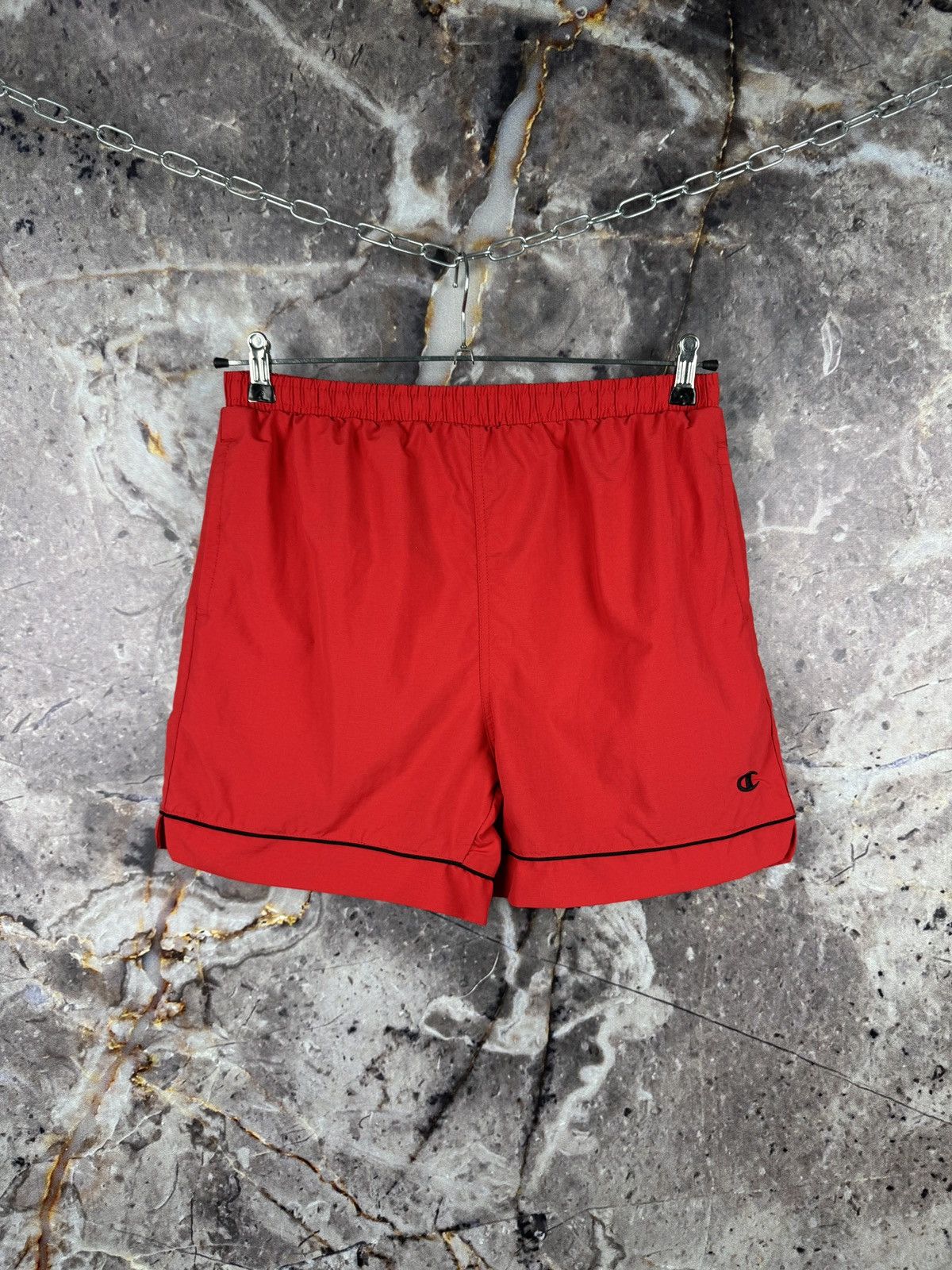 Champion Men’s Champion Shorts Red Swimwear Size Small Size US 30 / EU 46 - 1 Thumbnail
