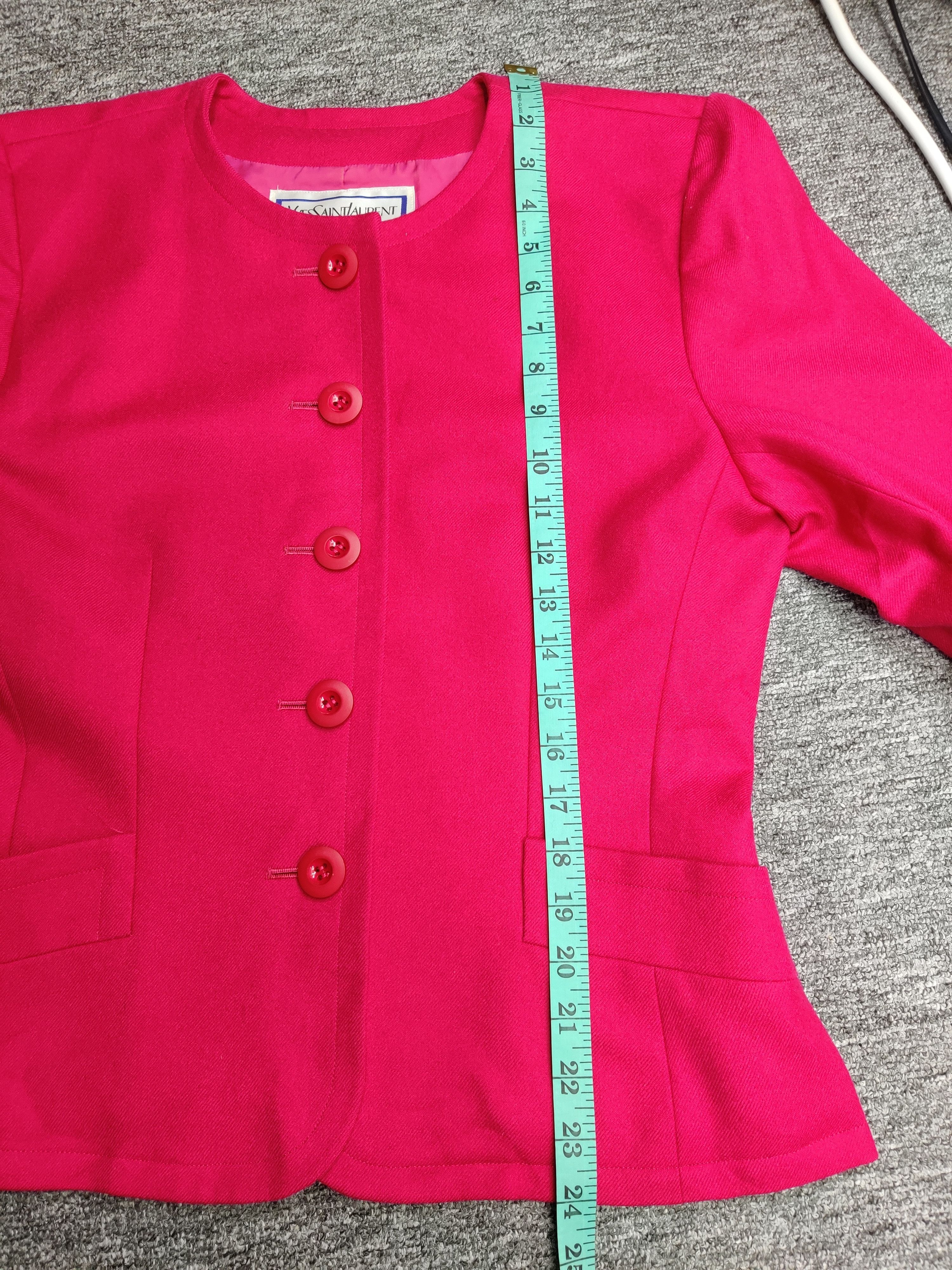 Yves Saint Laurent Vintage Yves Saint Laurent Wool Button Ups Coat Size US M / EU 48-50 / 2 - 12 Thumbnail