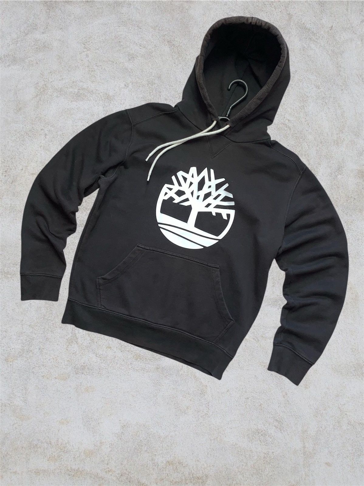Timberland vintage big logo hoodie size S