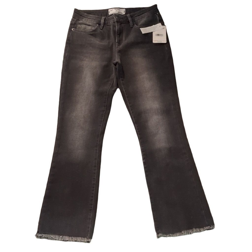 Free People Free People Black Fringe Jeans Size 25 Size 25" / US 0 / IT 36 - 2 Thumbnail
