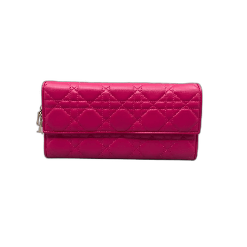 Dior Dior Pink Lambskin Quilted Crossbody Bag Size ONE SIZE - 1 Thumbnail