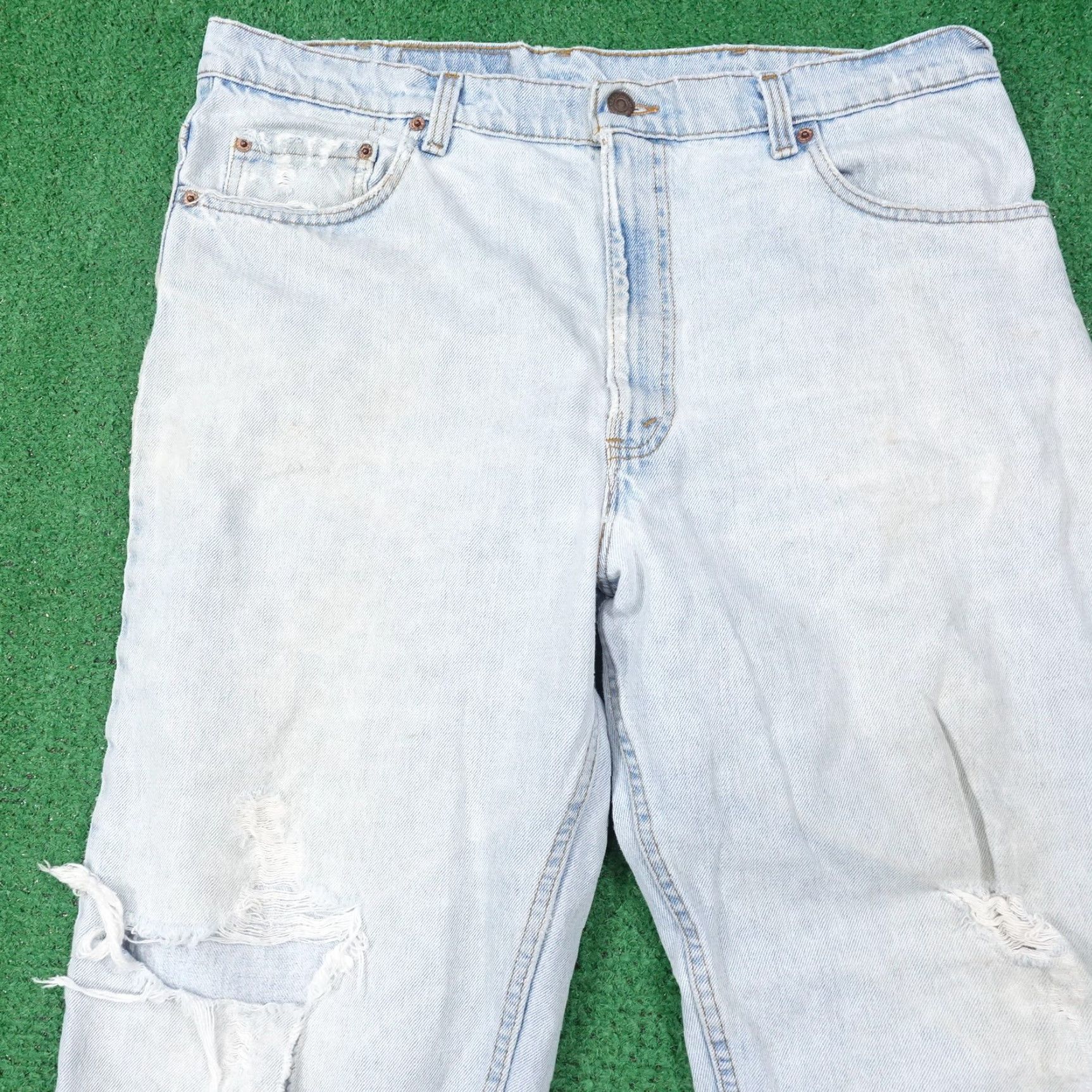 Levi's Vintage Levi's 550 Relaxed Fit Jeans Men Size 38 Medium Blue 80s 90s Made in USA Size US 38 / EU 54 - 2 Thumbnail
