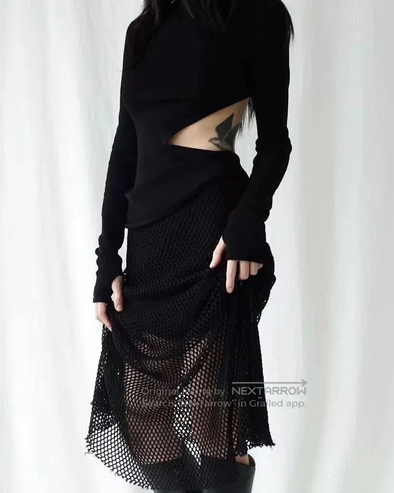 Issey Miyake Issey Miyake Black Long Sleeve Top. Size M / US 6-8 / IT 42-44 - 1 Thumbnail