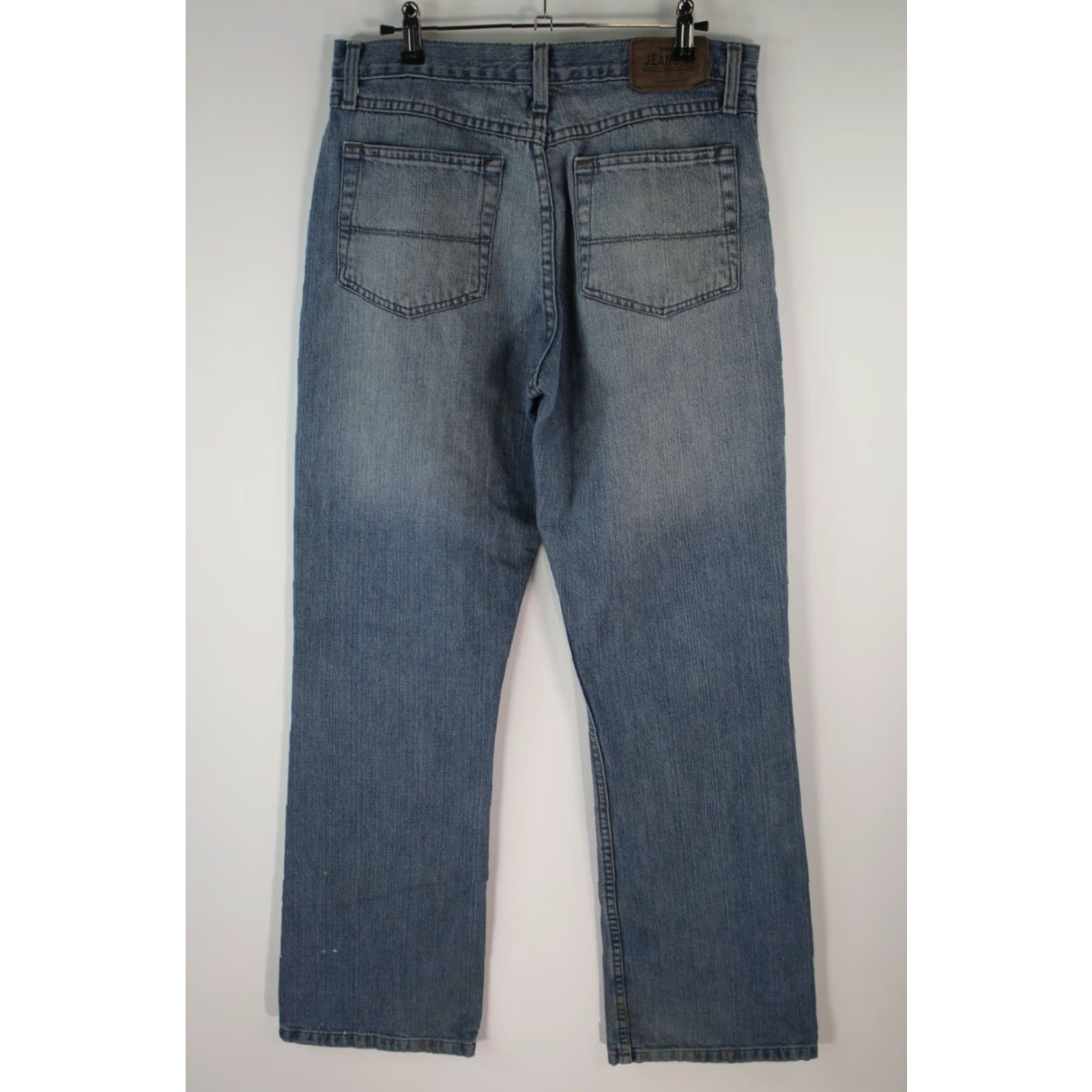 Wrangler Wrangler Jeans Mens Solid Regular Straight Denim Blue 30X32 Adult Regular 30x32 100% Cotton US Wrangler Mens Jeans Size US 30 / EU 46 - 2 Thumbnail