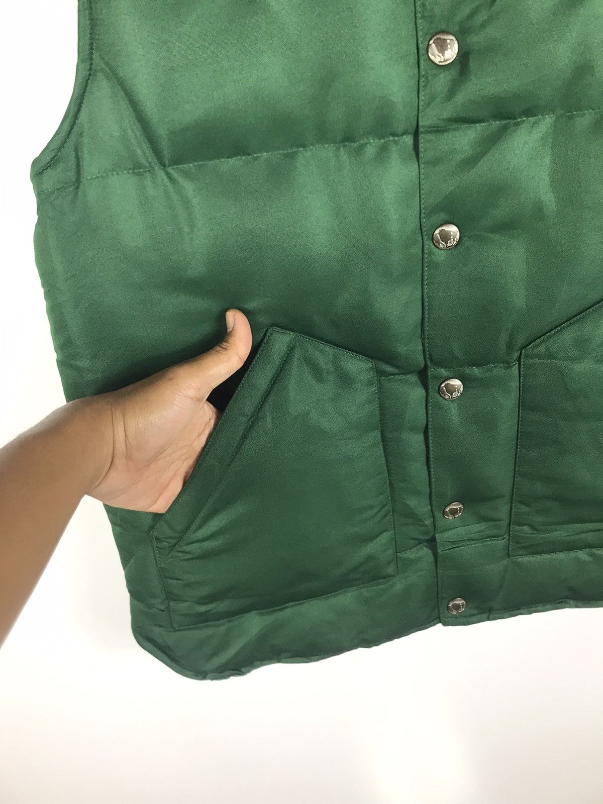 Leather ⚡️Vintage Climle Skin On Top Puffer Vest Jacket Size US L / EU 52-54 / 3 - 6 Thumbnail