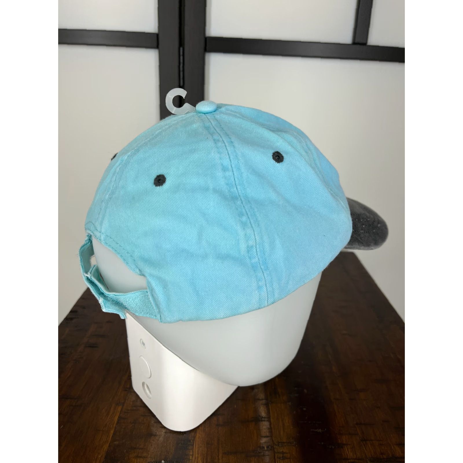 Vintage DKPS Hat Cap Strap Back Adult One Size Blue Embroidered 100% Cotton Unisex Adults Cancún Mexico Size ONE SIZE - 7 Thumbnail