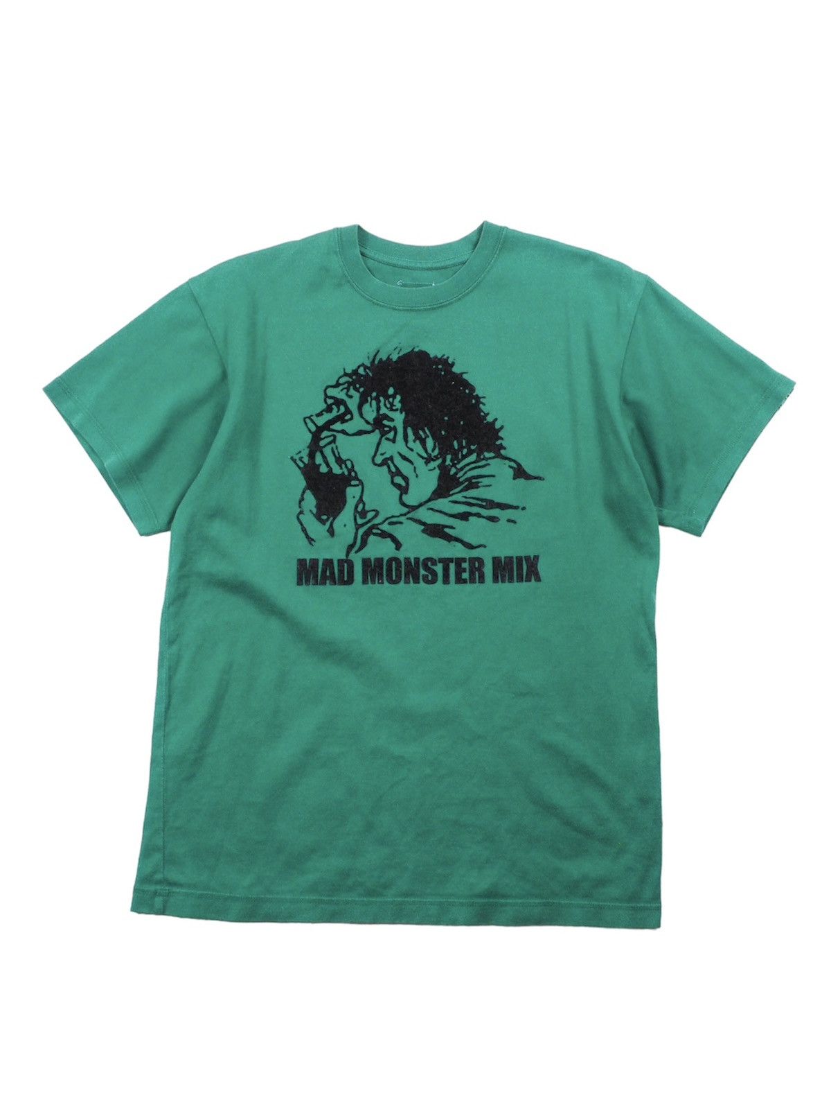 Image of Undercover 2002 Mad Monster Mix Tee in Green, Men's (Size Small)