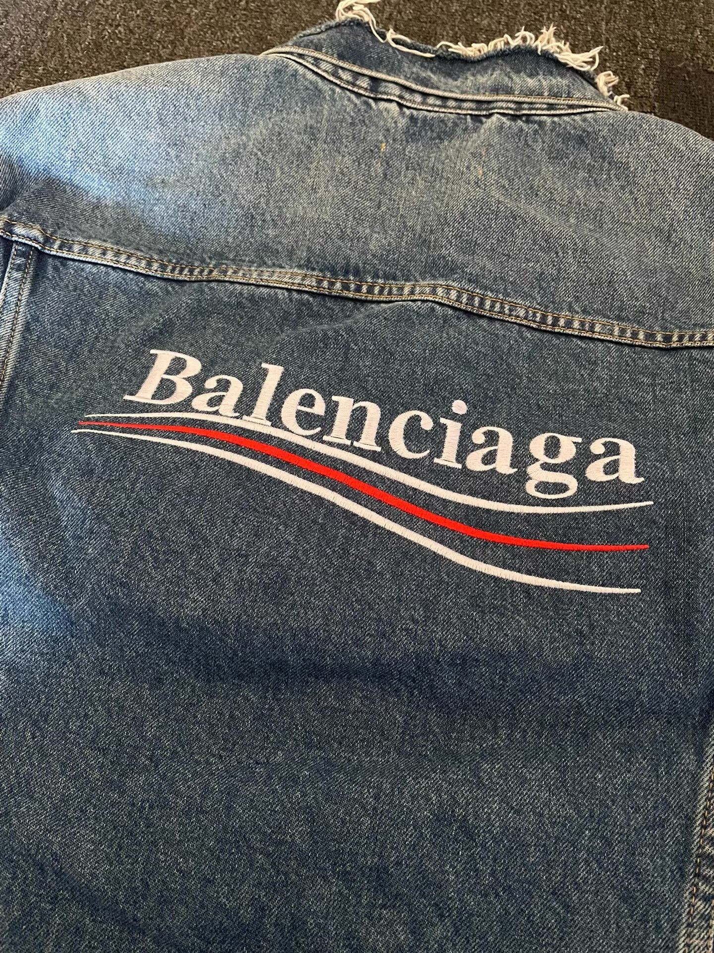 Balenciaga Balenciaga Classic Coke Denim Jacket, Q4 Size US L / EU 52-54 / 3 - 5 Thumbnail