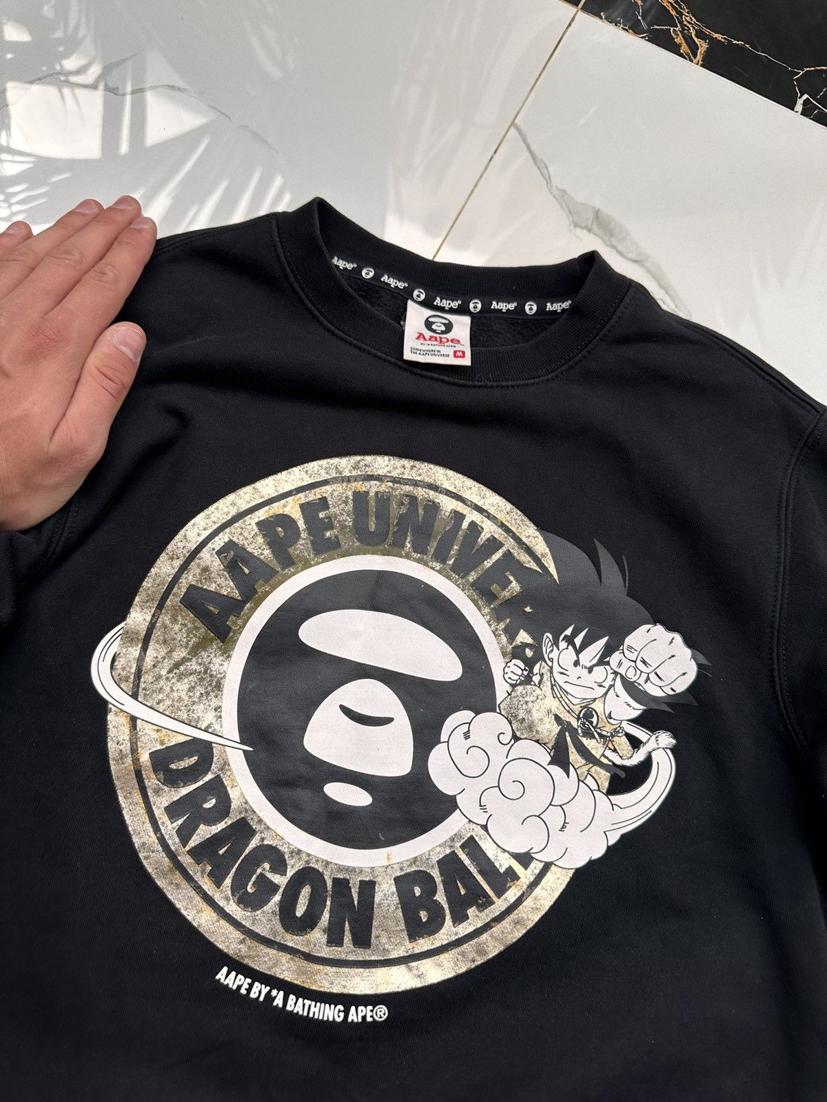 Aape × Vintage AAPE X DRAGONBALL VINTAGE BIG LOGO STREETWEAR SWEATSHIRT Size US M / EU 48-50 / 2 - 6 Thumbnail