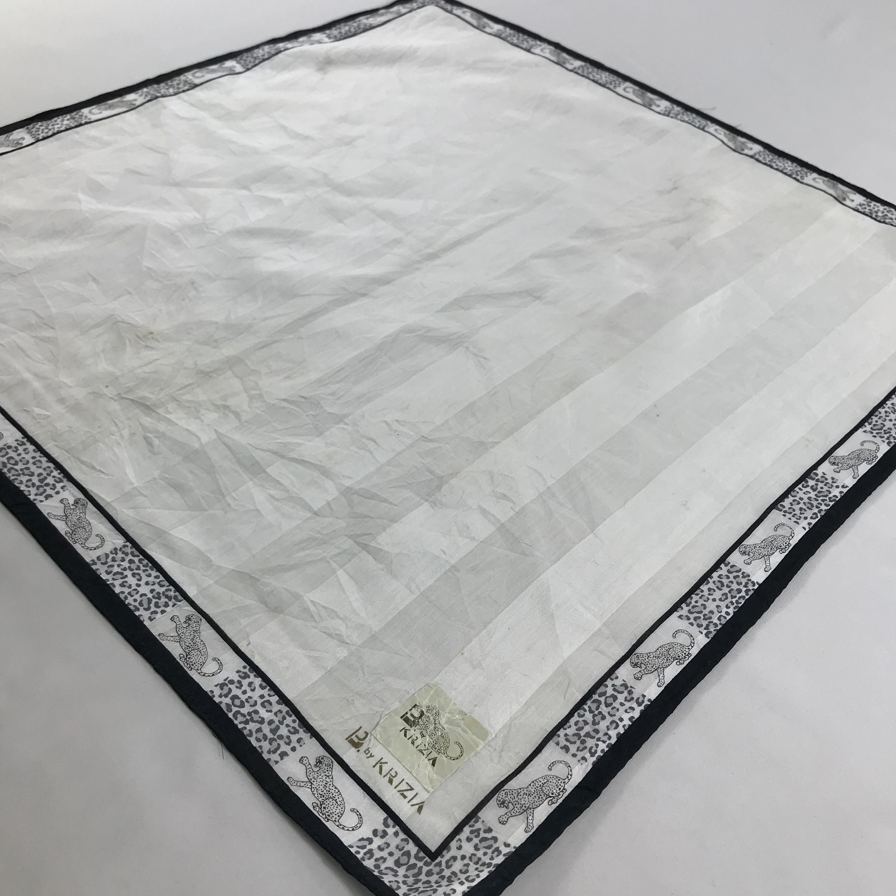Krizia Uomo × Vintage Krizia Uomo Bandana / Handkerchief / Neckerchief - S1472 Size ONE SIZE - 2 Thumbnail