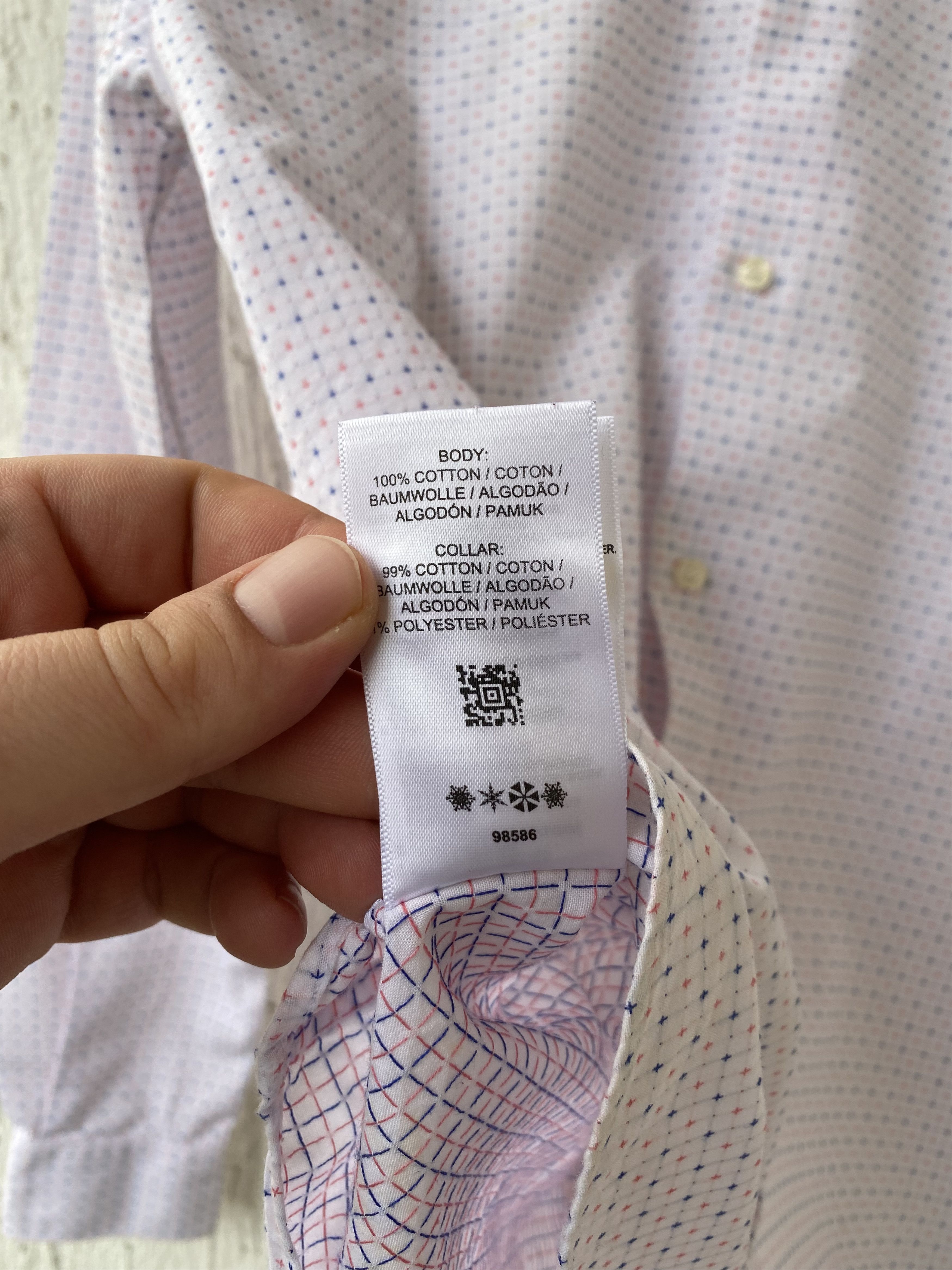 Fred Perry × Raf Simons multicolor pattern shirt Size US M / EU 48-50 / 2 - 7 Thumbnail