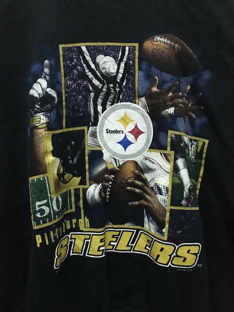 Nutmeg Vintage 90's Lee x Nutmeg Mills x NFLP Pittsburgh Steelers Size US XXL / EU 58 / 5 - 4 Thumbnail